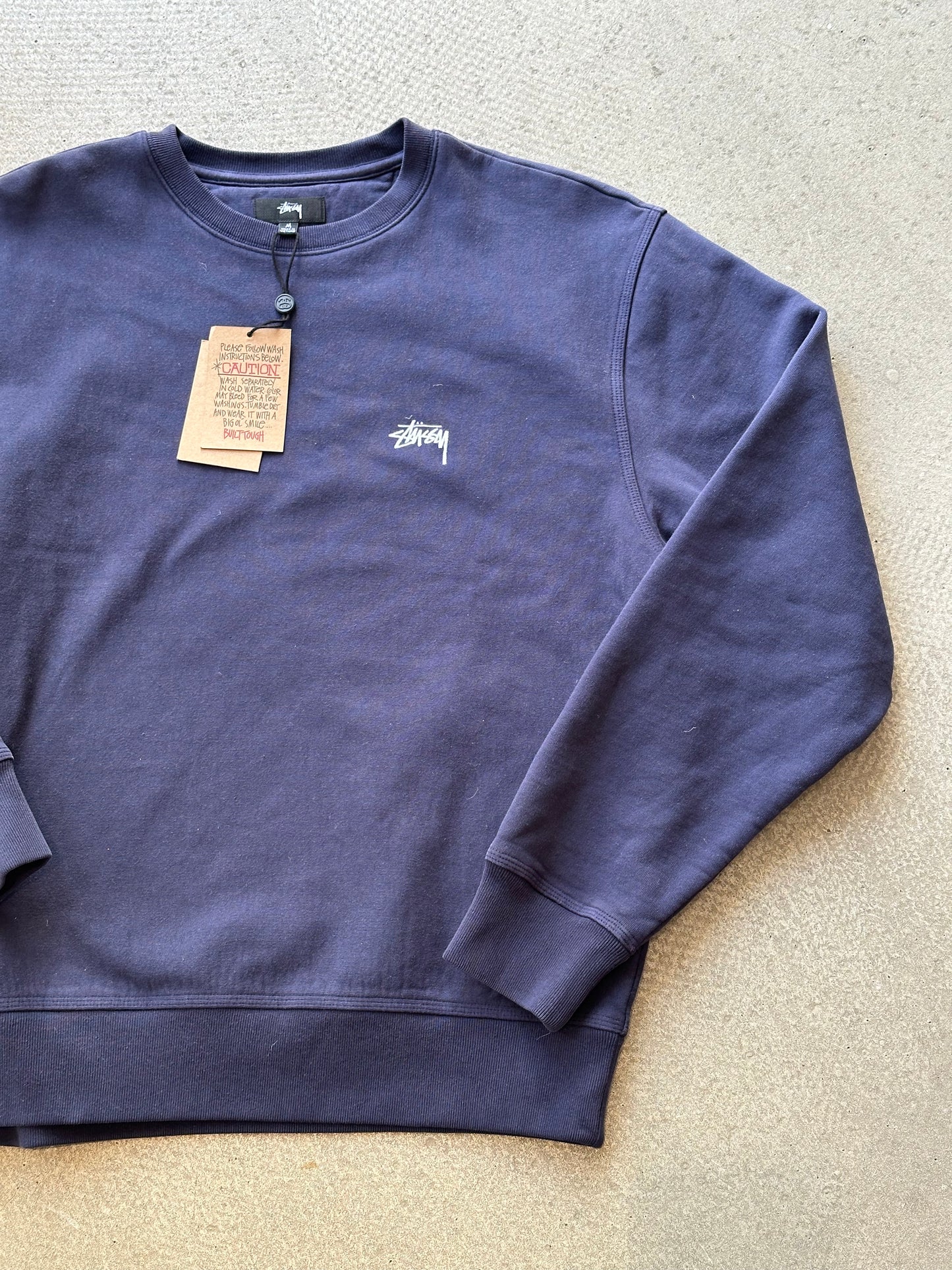 Stussy Stock Logo Crew M