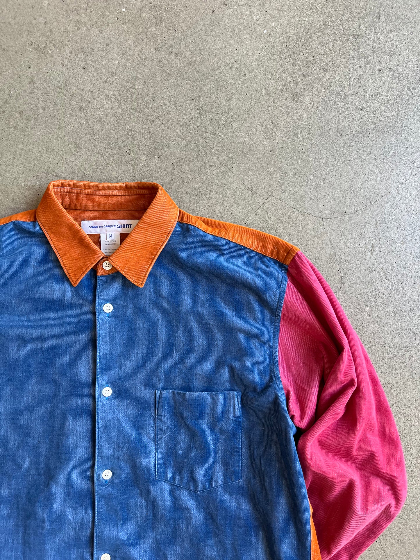 Comme Des Garcons Multi Color Shirt Size M