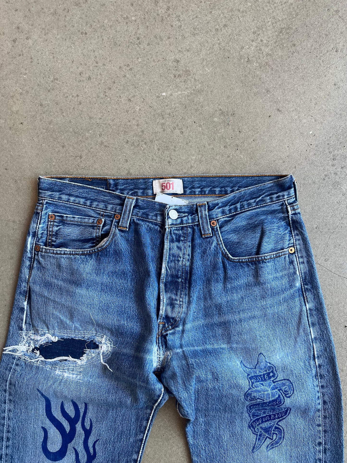 Atelier Reservé Reworked Denim Jeans W32