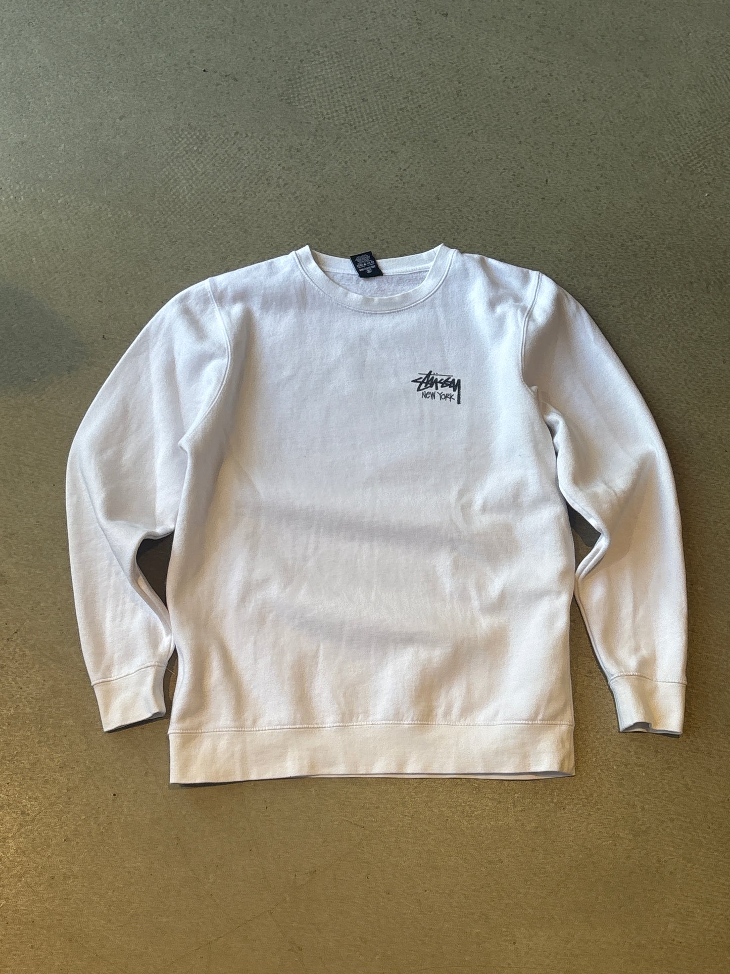 Stussy New York Crewneck White L