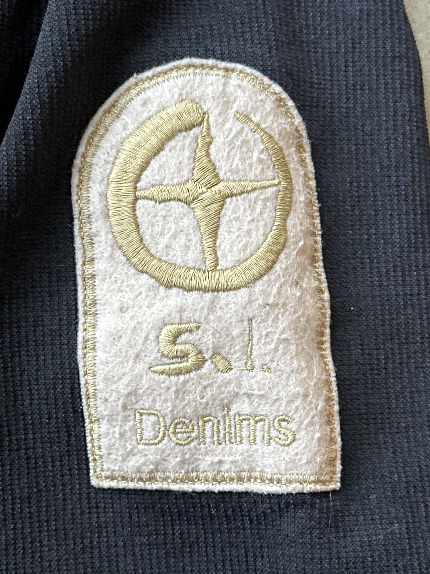 Stone Island Denim Jacket L Black Nylon