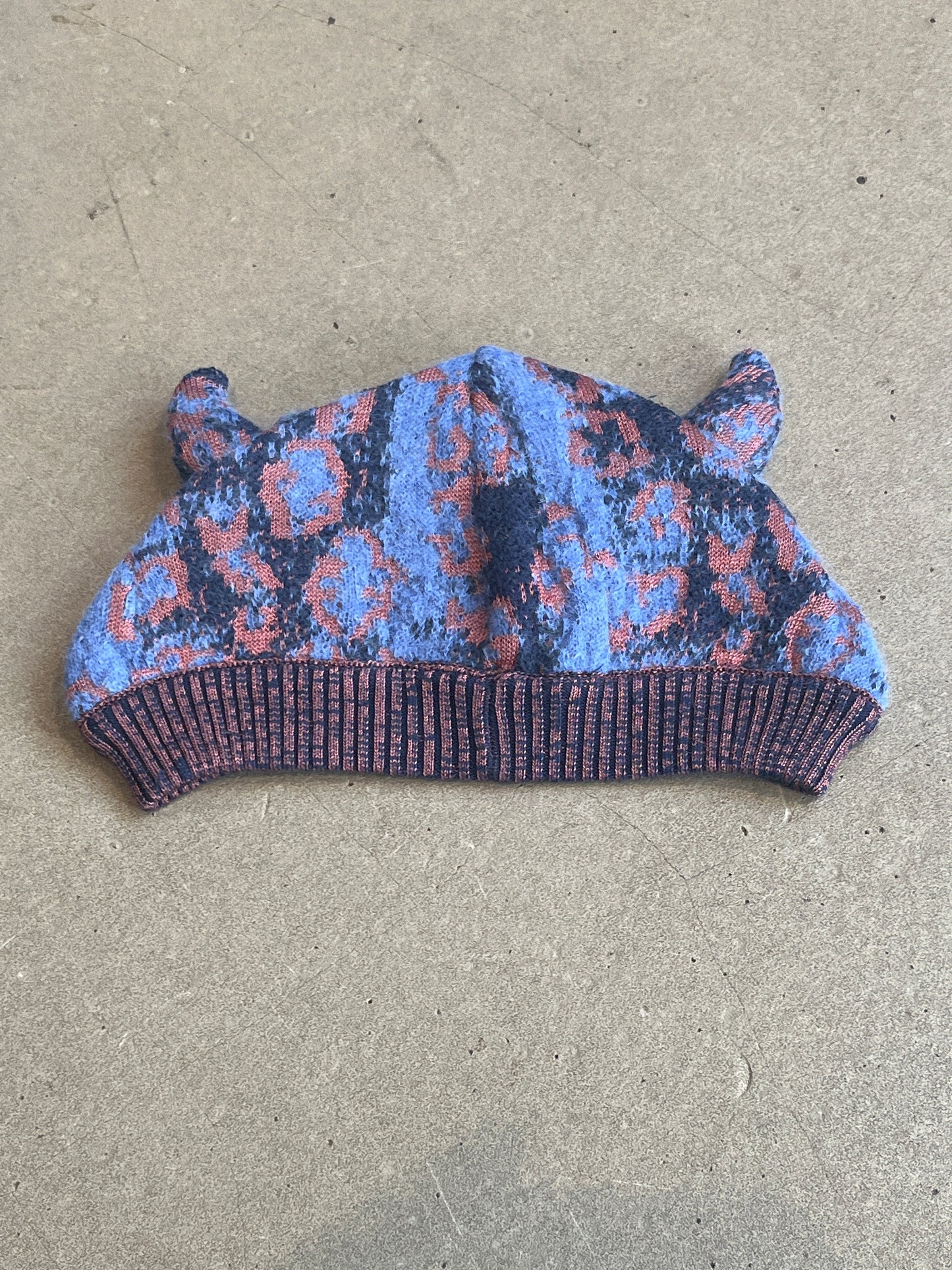 Palace x Vivienne Westwood Horny Beanie in Pink Leopard