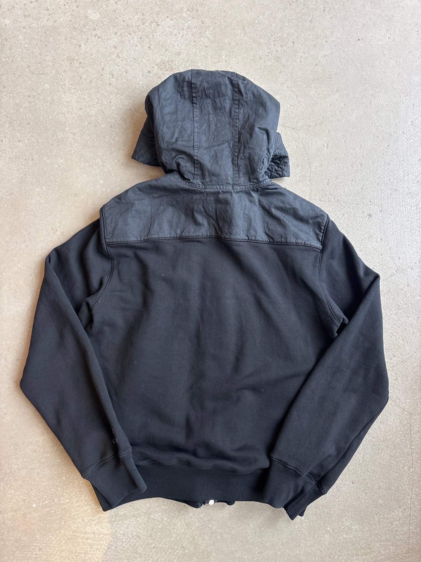Vintage CP Company Hooded Exploder Bomber Black Large