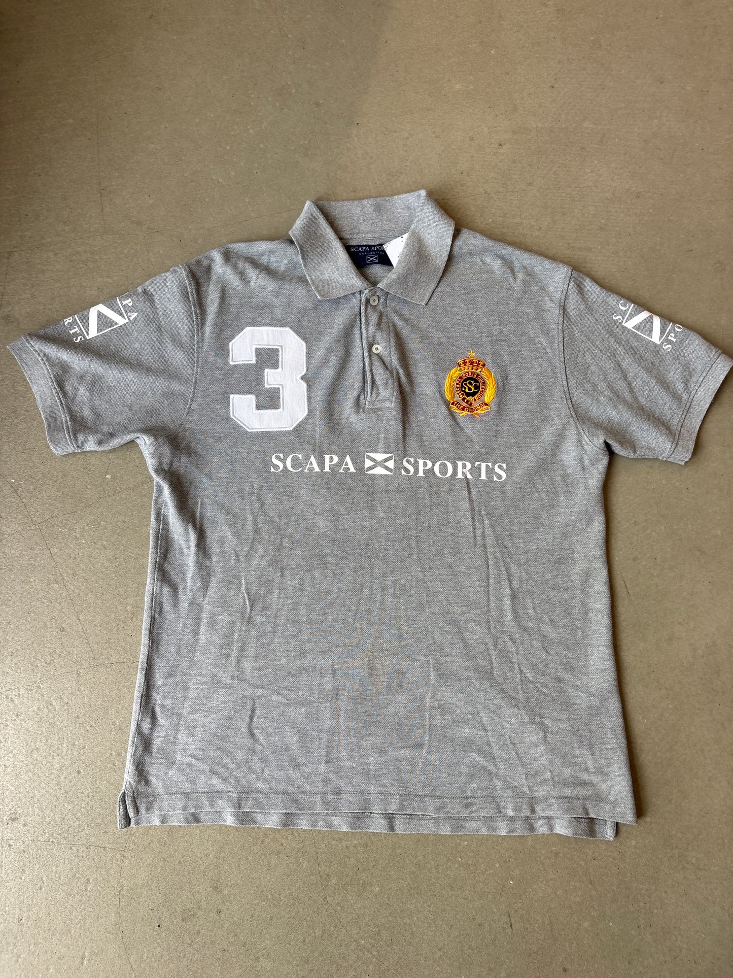 Scapa Sports Polo Grey M