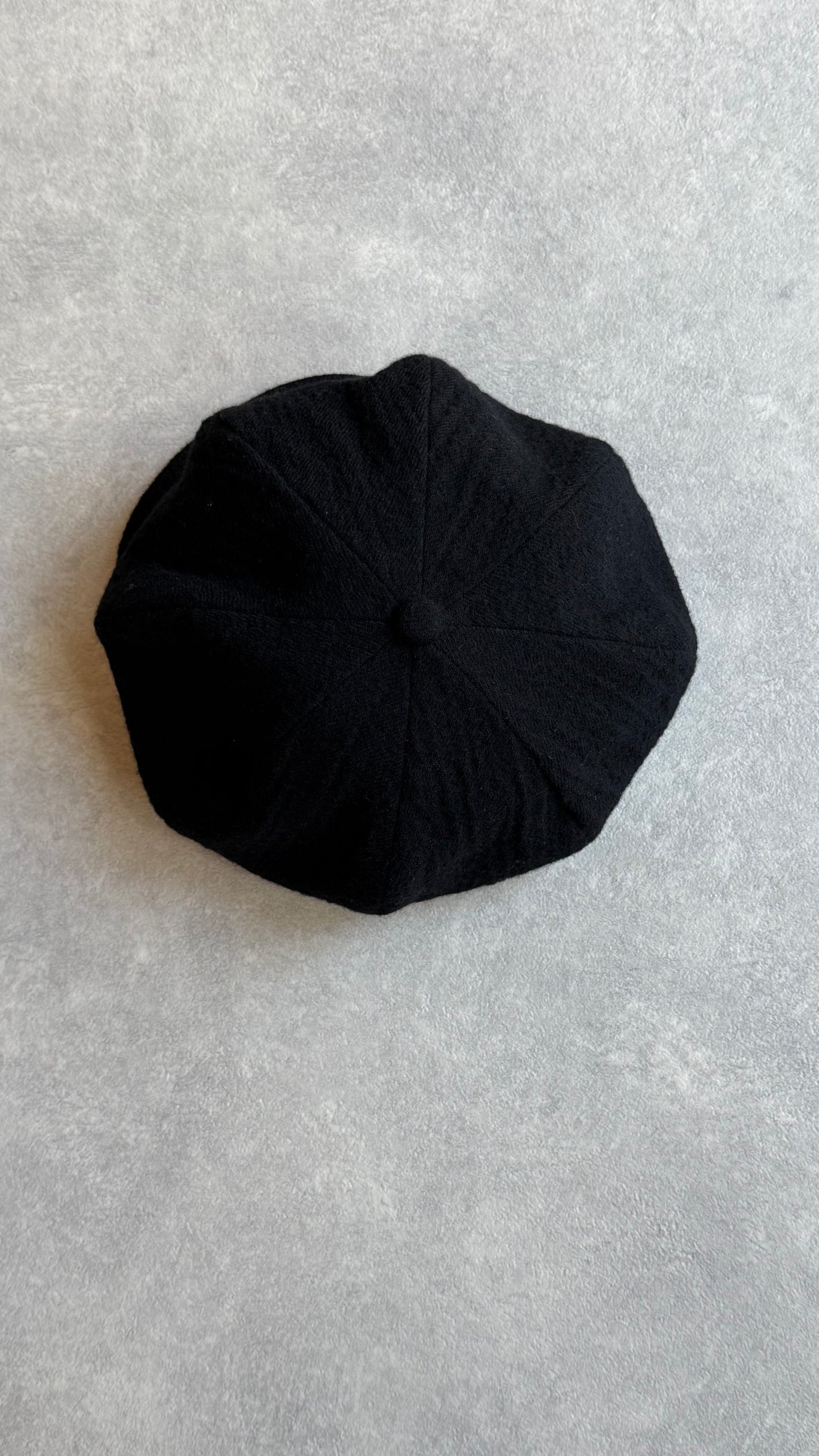 Yohji Yamamoto Classical Wool BK Casket Hat
