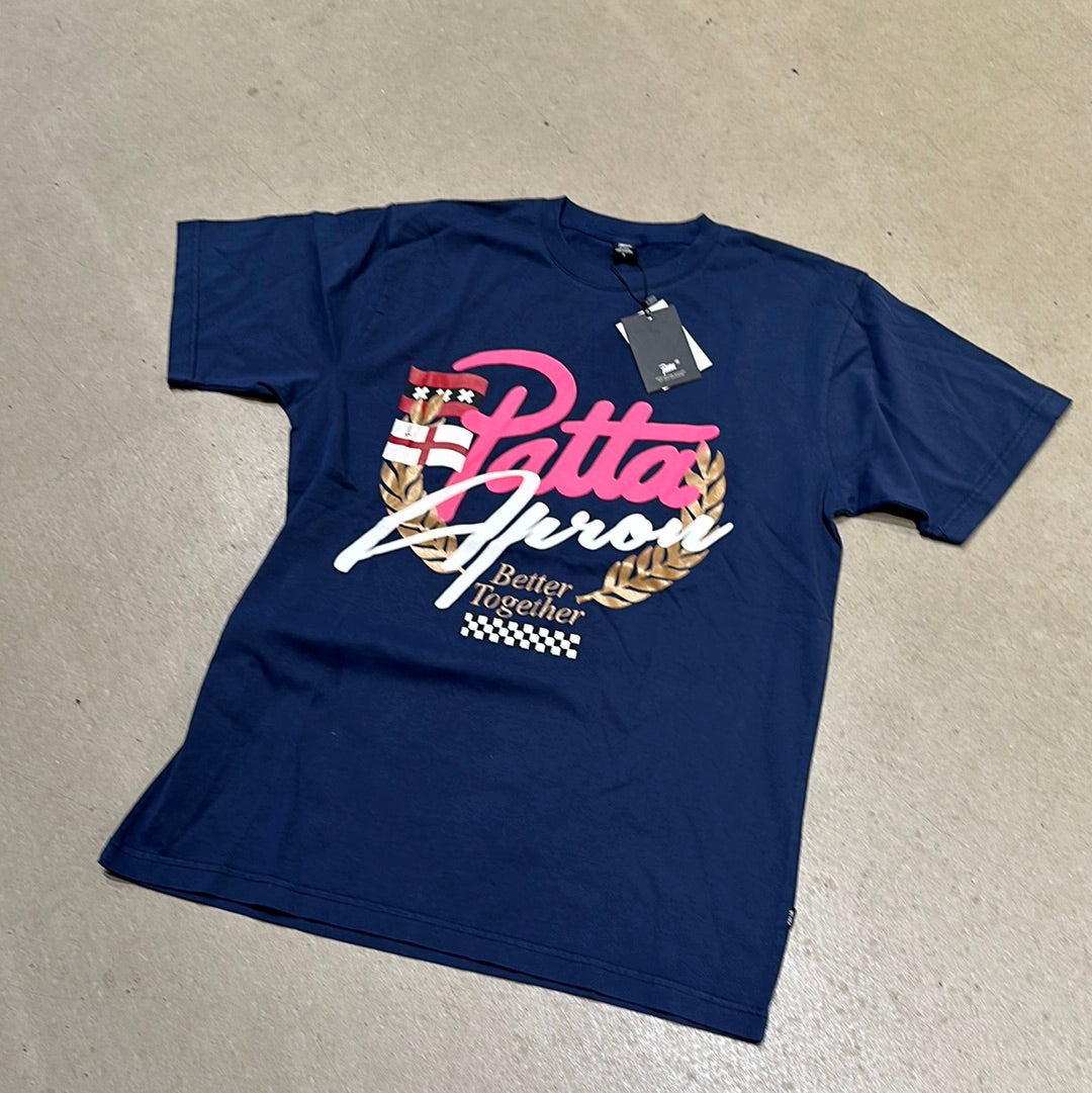 The Patta x Apron Records Tee Blue S