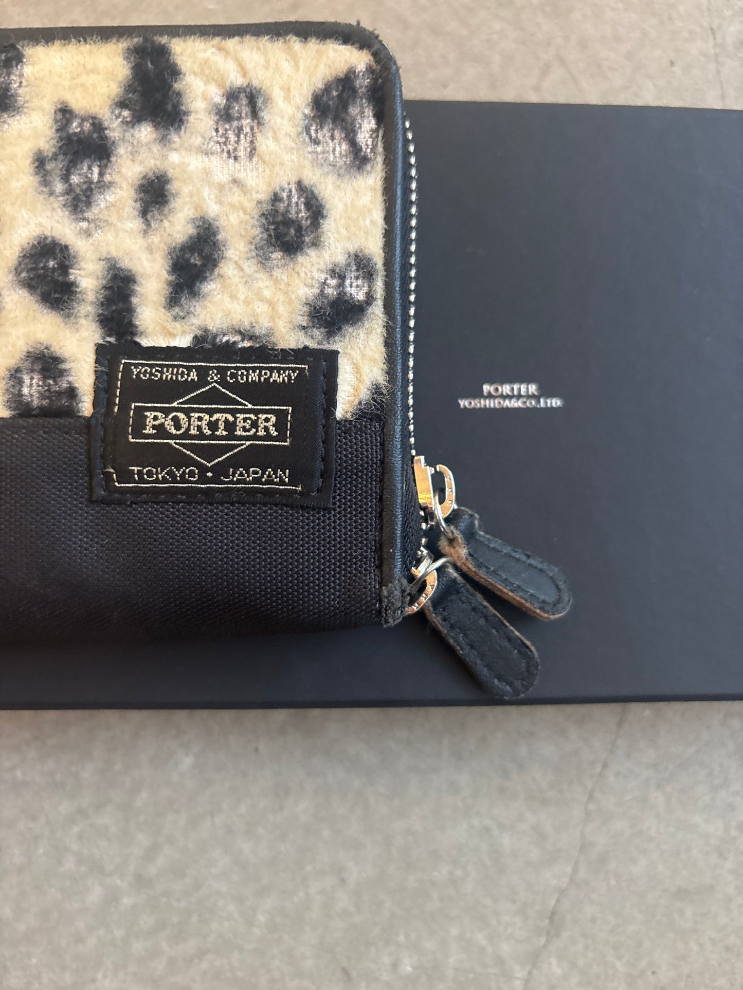 Porter Panther Fur Print Wallet