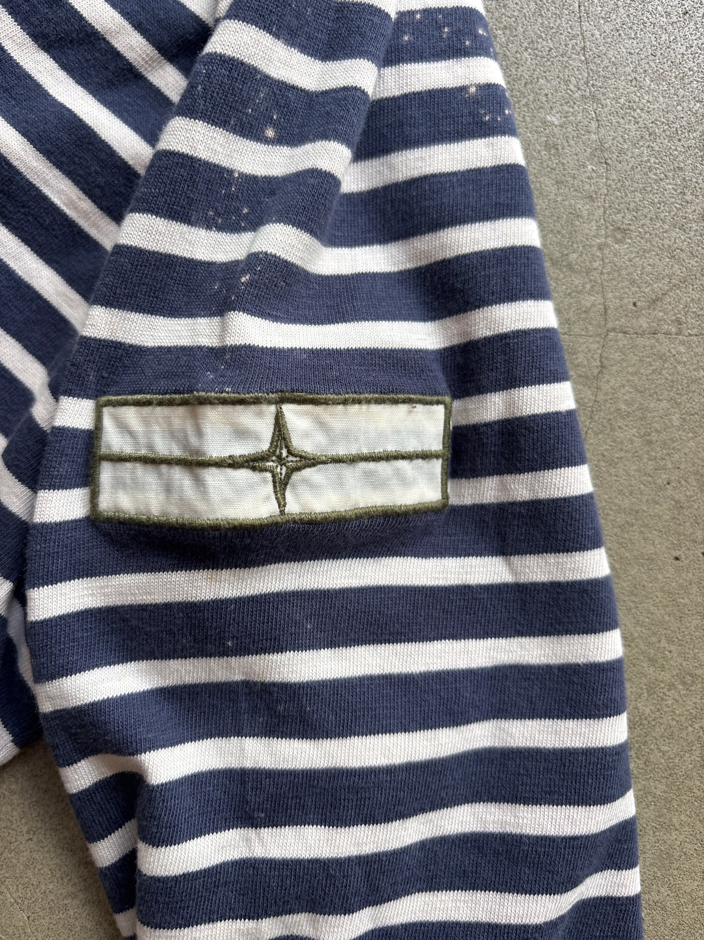 Stone Island Denims Stripe Hoodie Navy L