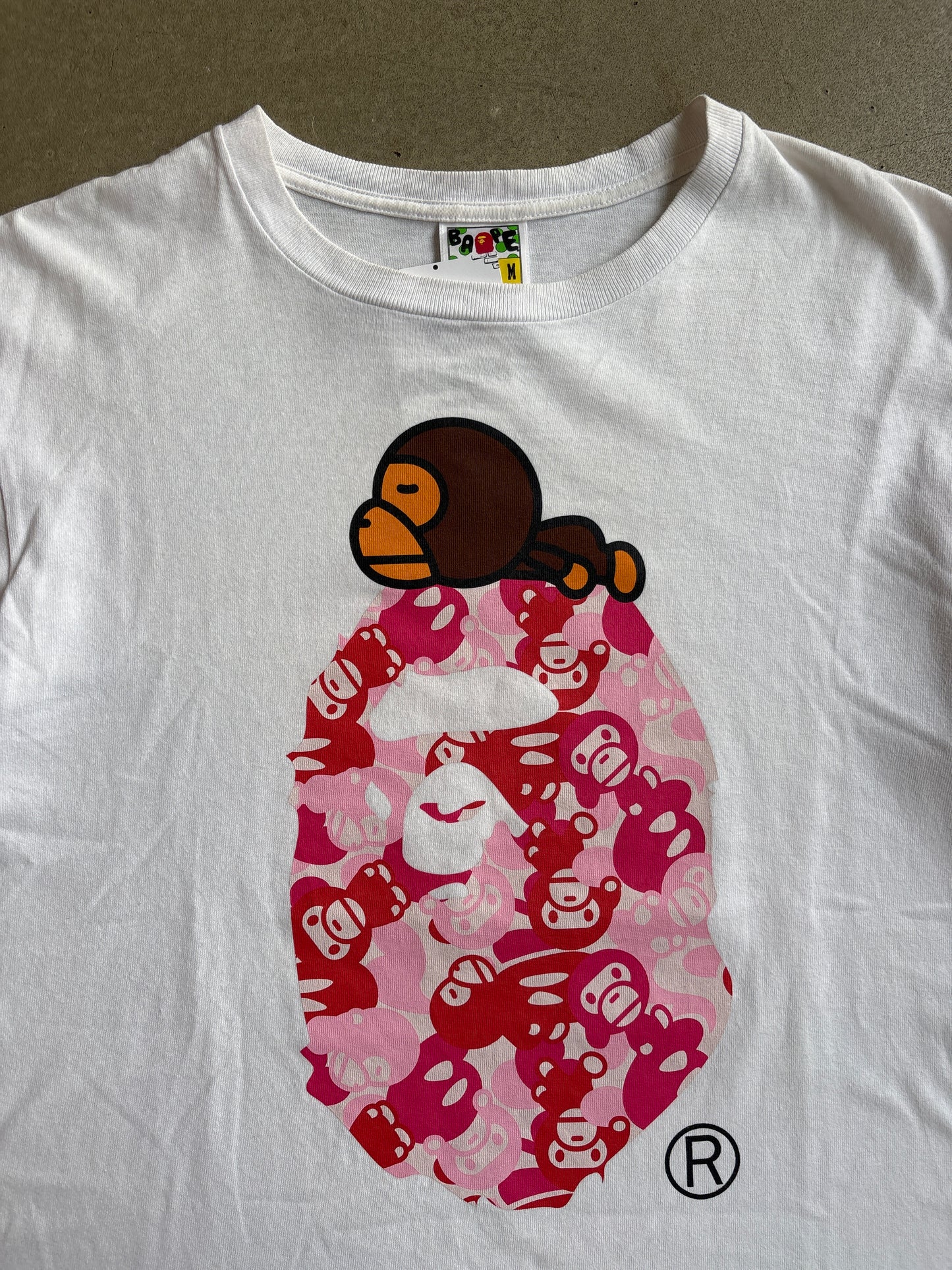 Bape Baby Milo Bigface Tee M