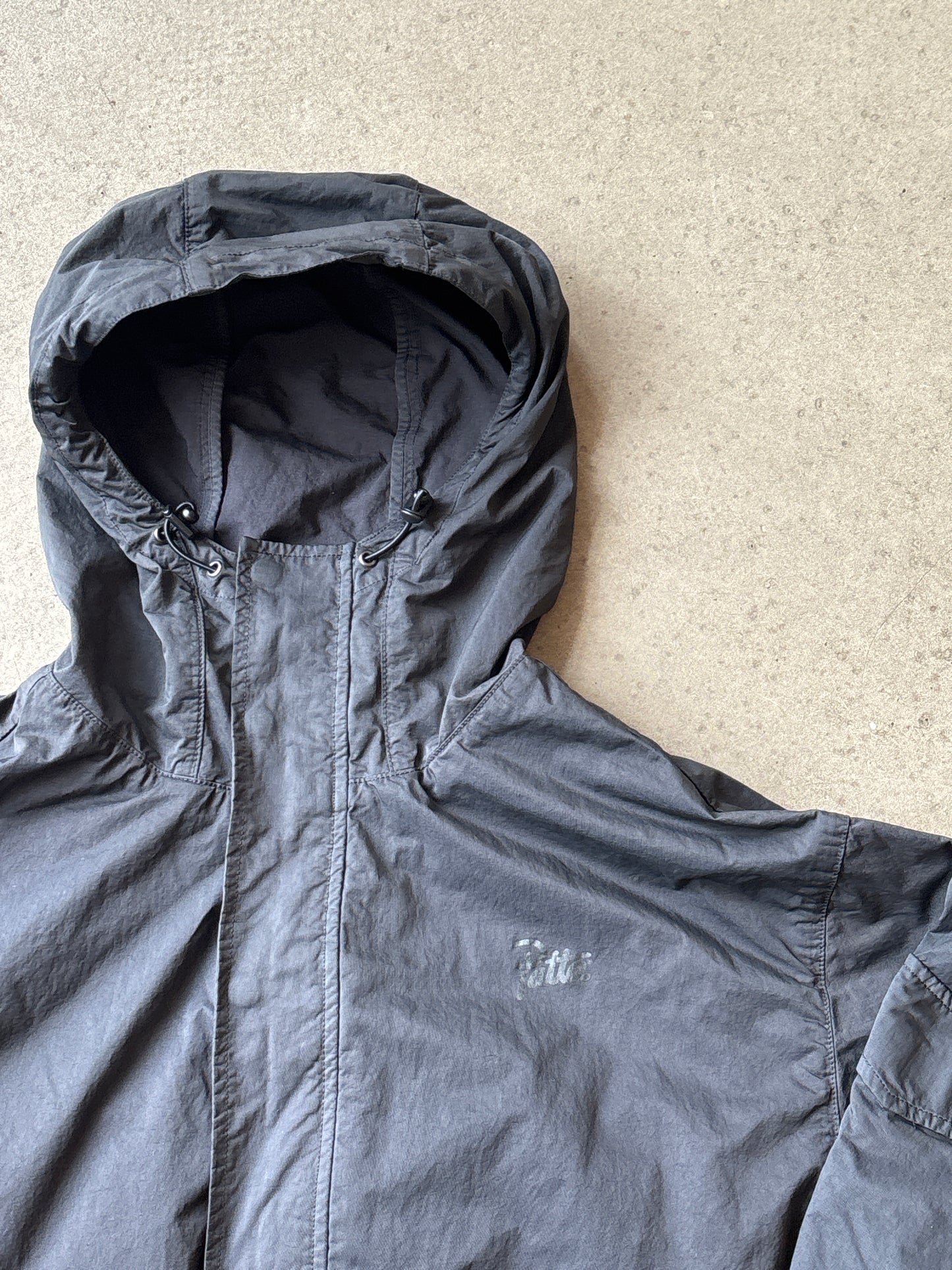 Patta Jacket Logo On The Back Black S