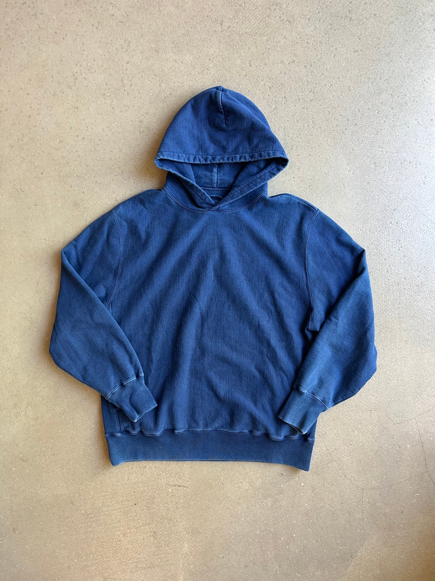 Japanese Pure Indigo Blue Blue Hoodie XL