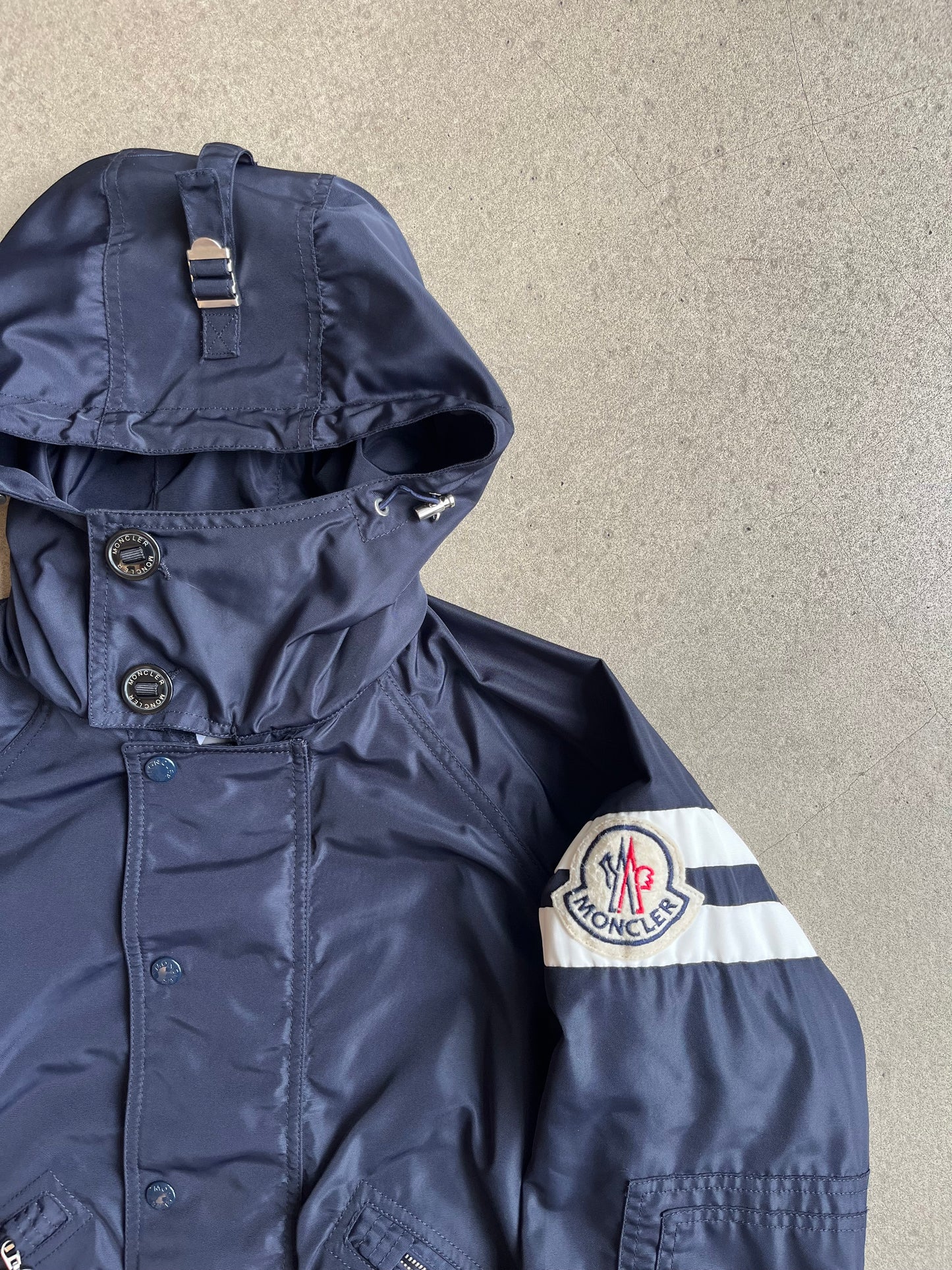 Moncler Hooded Bomber Navy 2