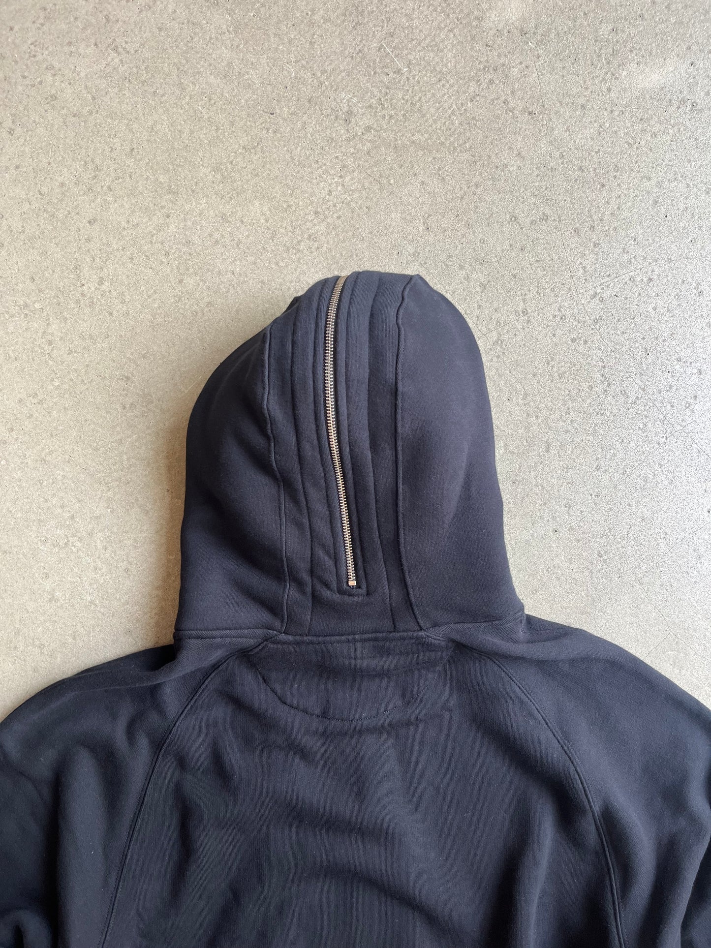 Palace Split Hood Bomber Sweat White