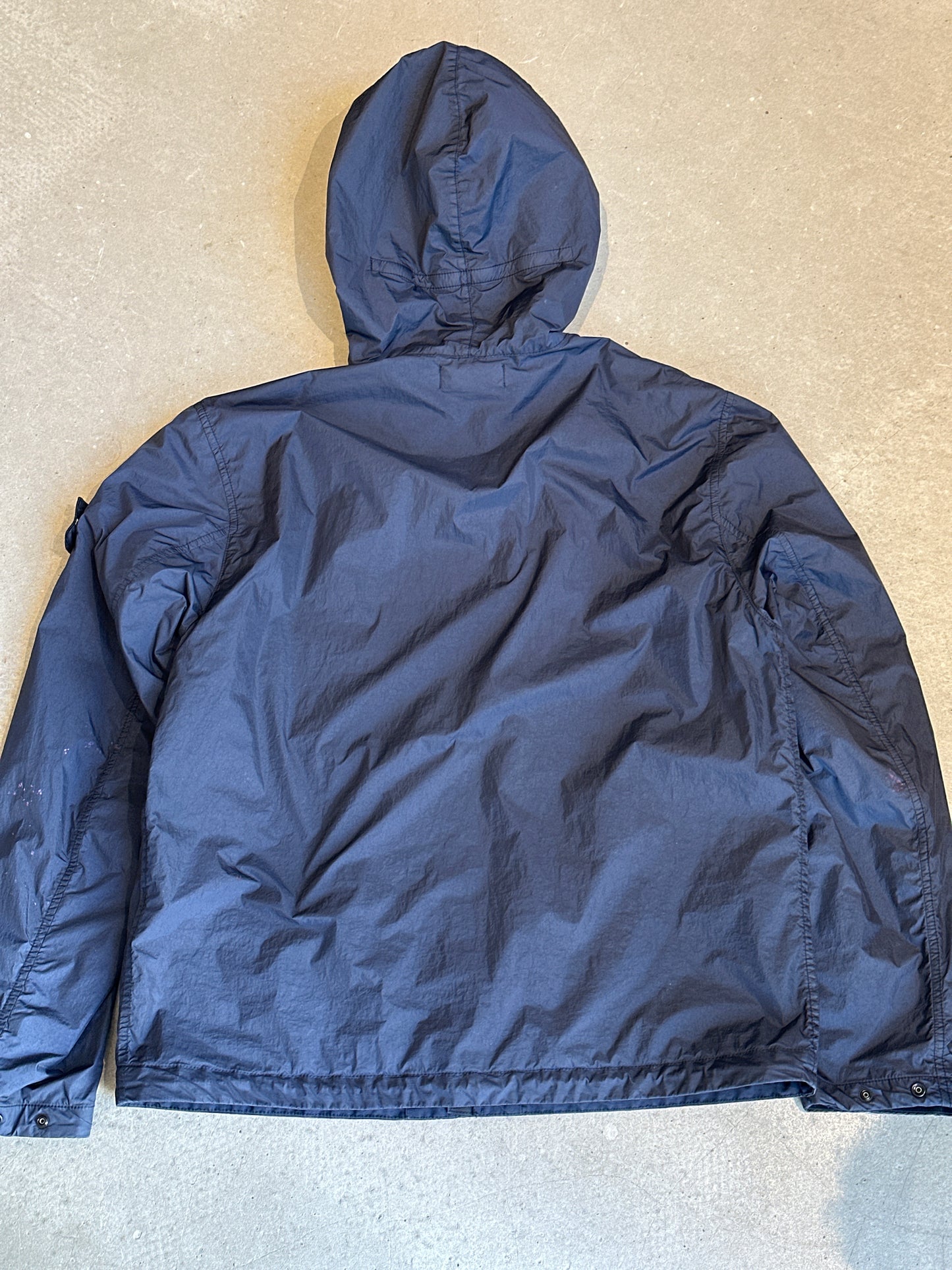 Stone Island Garment Dyed Crinkle Reps NY Size L Navy