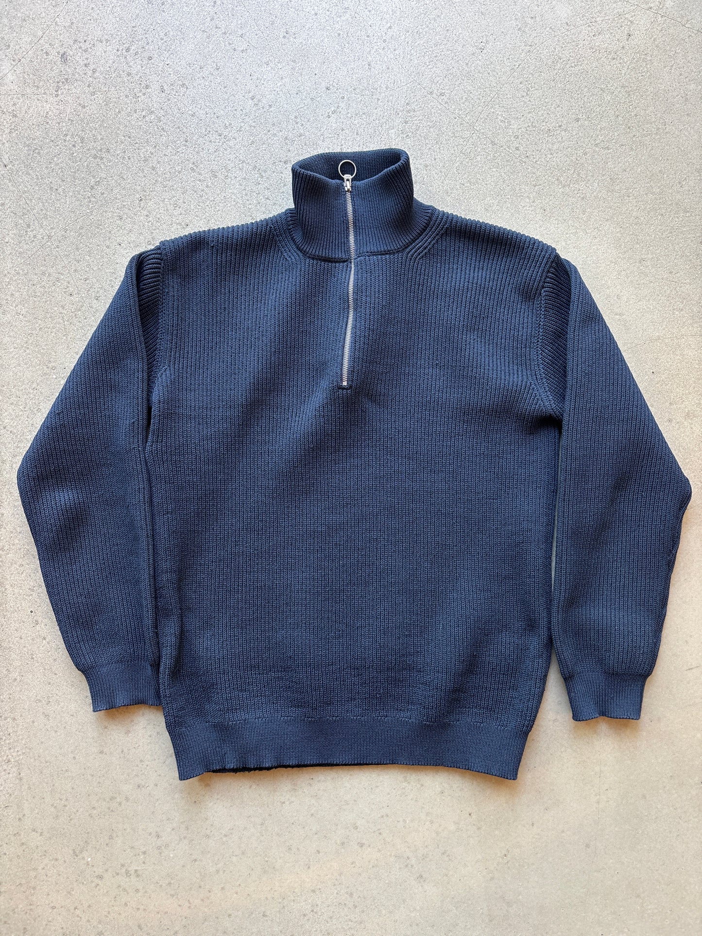 Nanamica Half Zip Knit Navy L