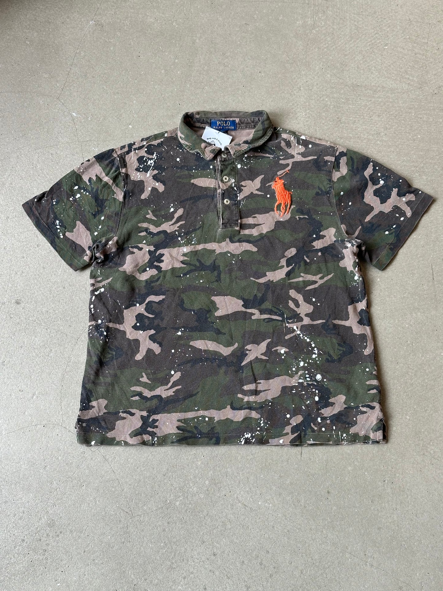 Polo Ralph Lauren Big Pony Paint Splatter Polo XL