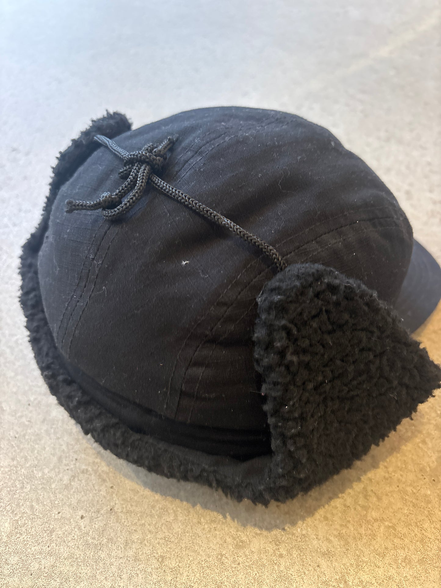 Patta Ear Flap Cap Black