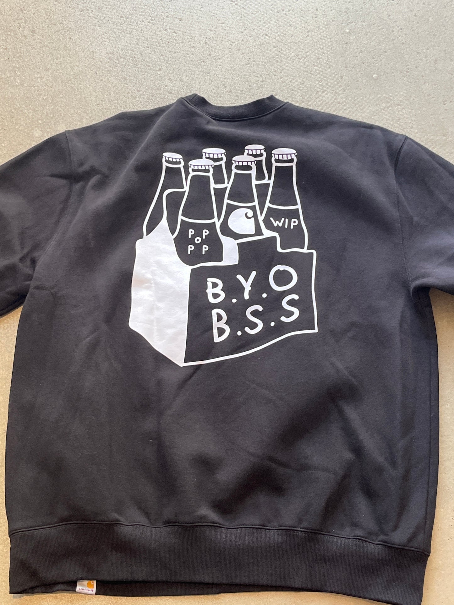 Pop X Carhartt WIP BYOBSS Event Sweater XL