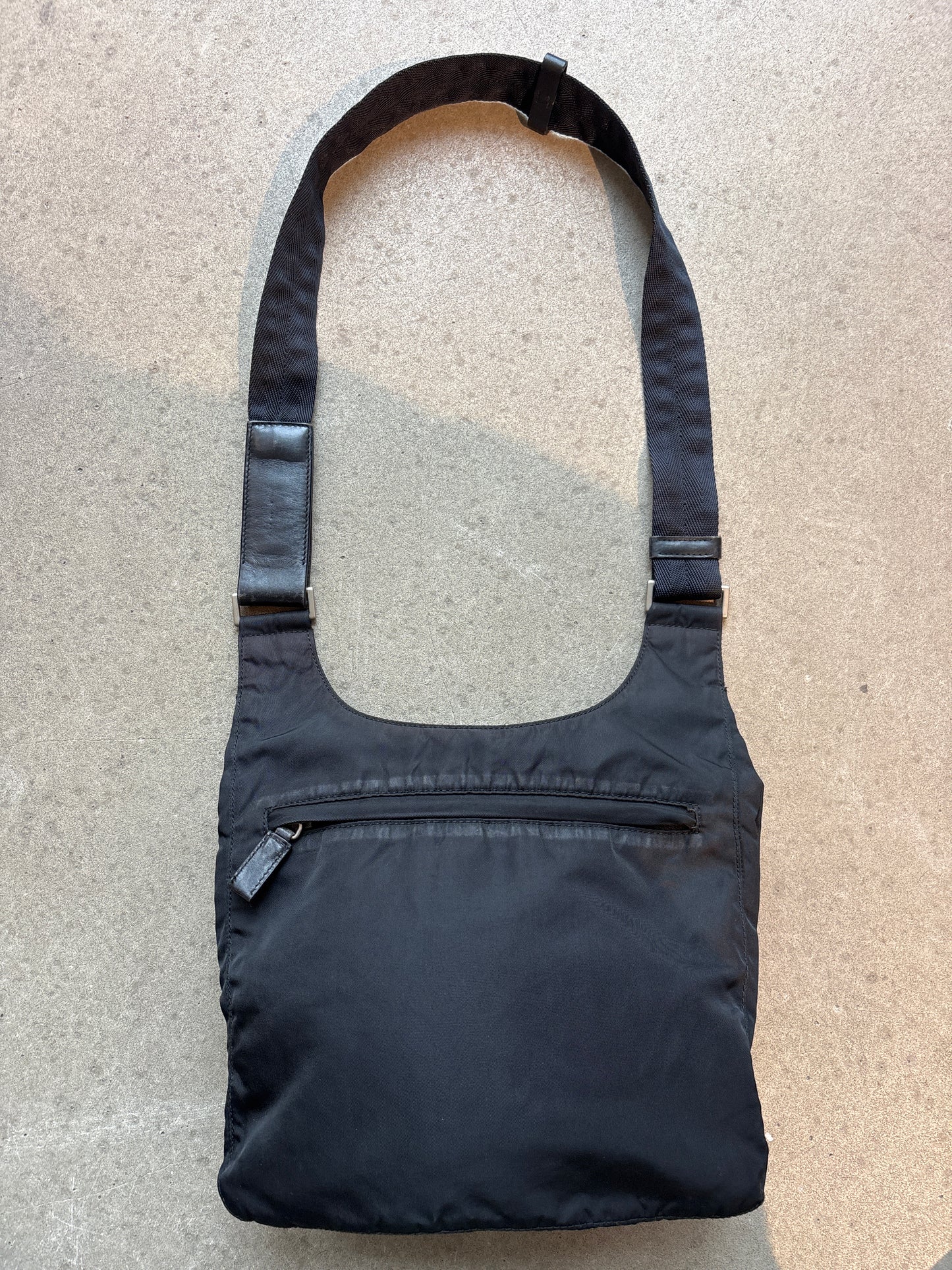 Prada Nylon Sling Bag Black