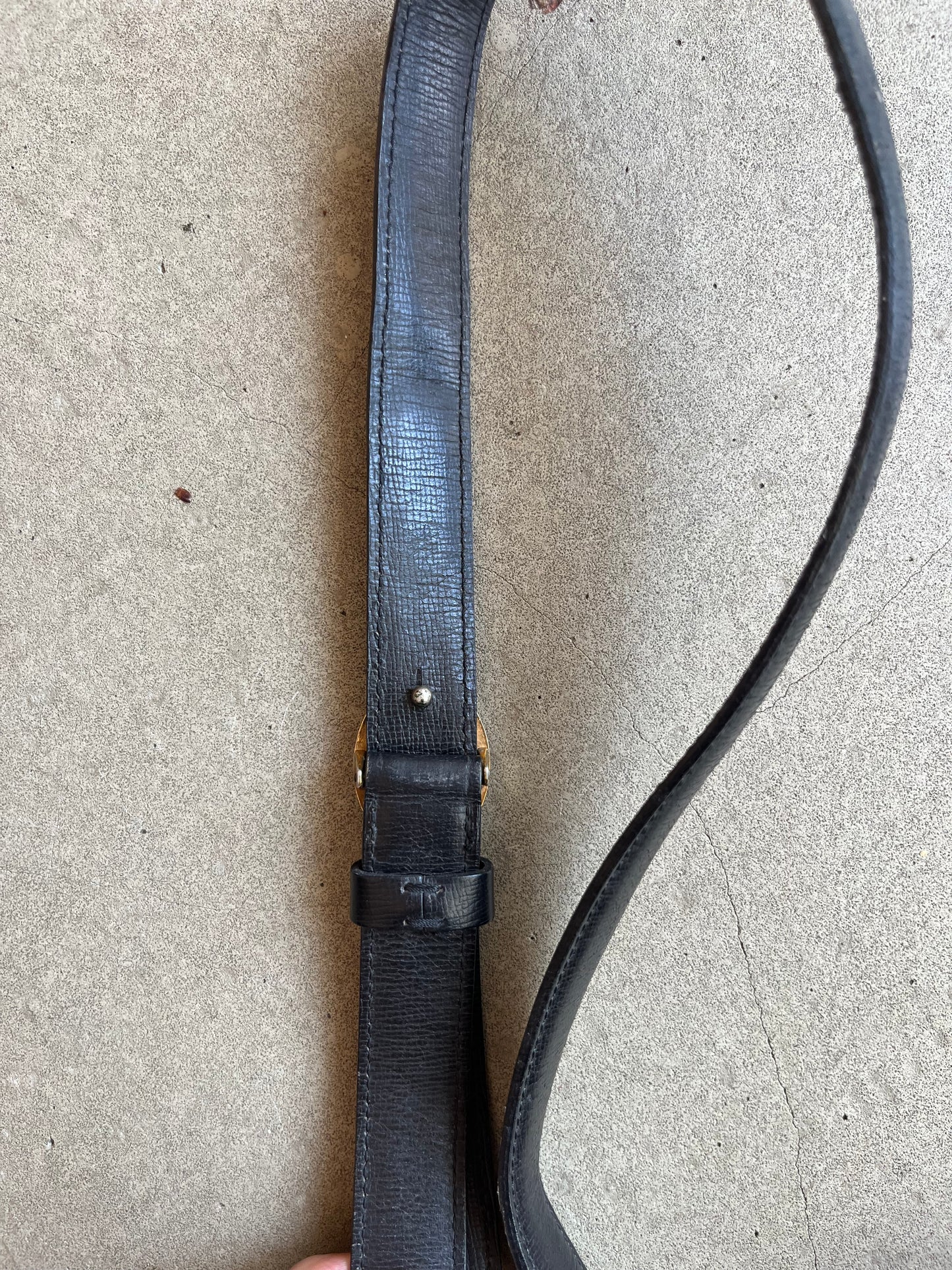 Christian Dior Leather Sling Bag Black
