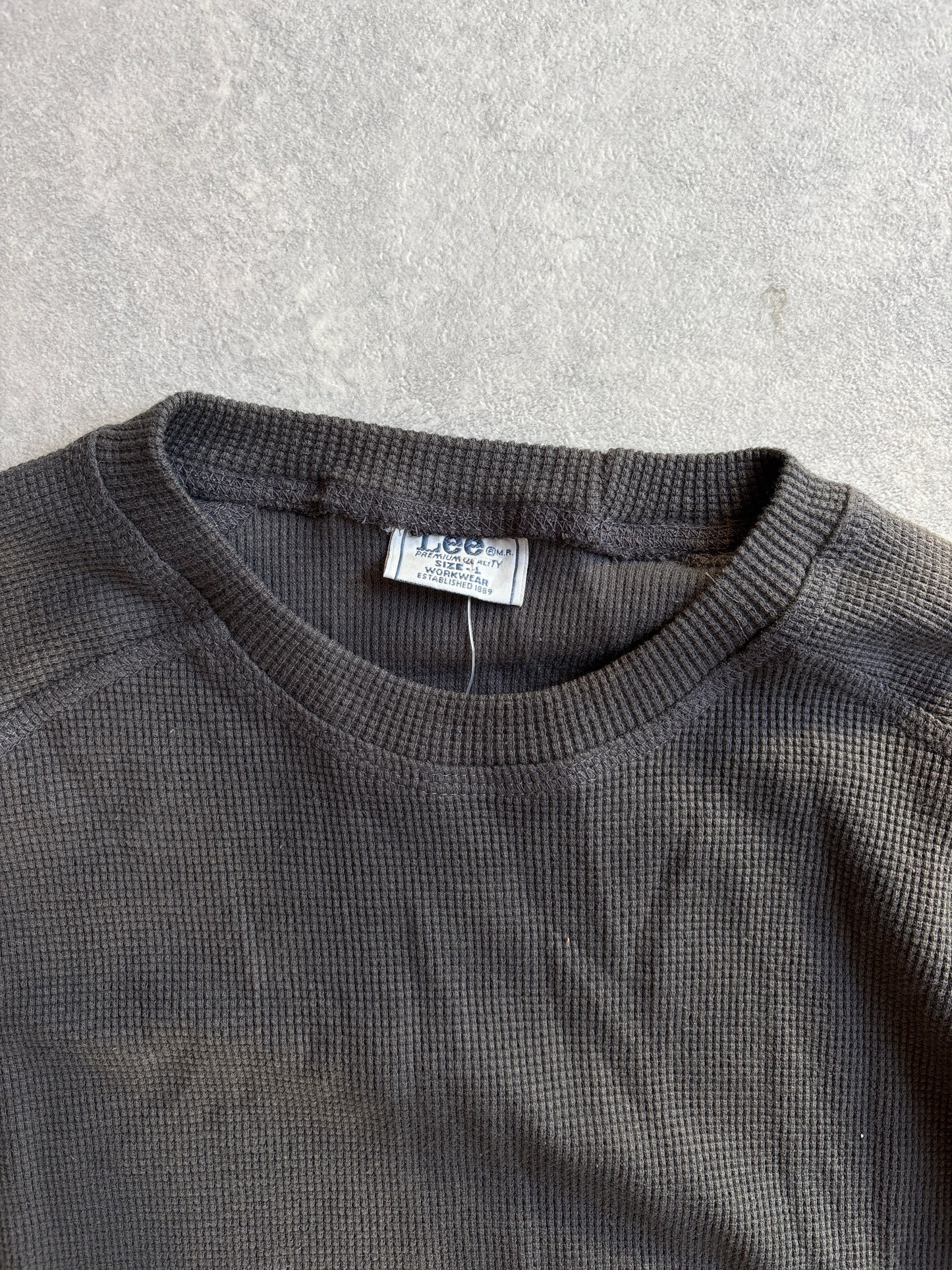 Lee Workwear Waffle LongSleeve Grey L