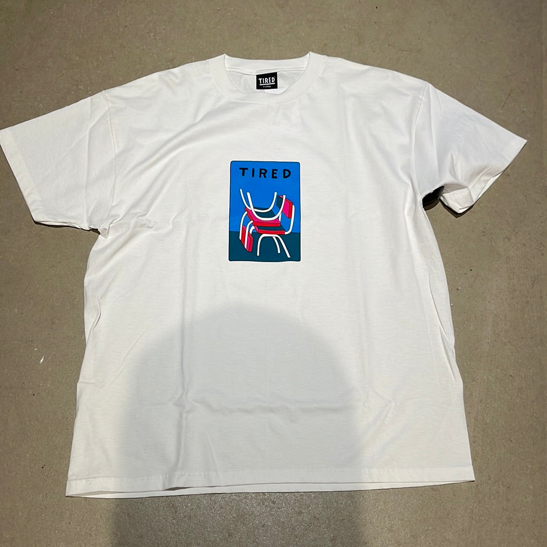 Tired Chair T-Shirt White M