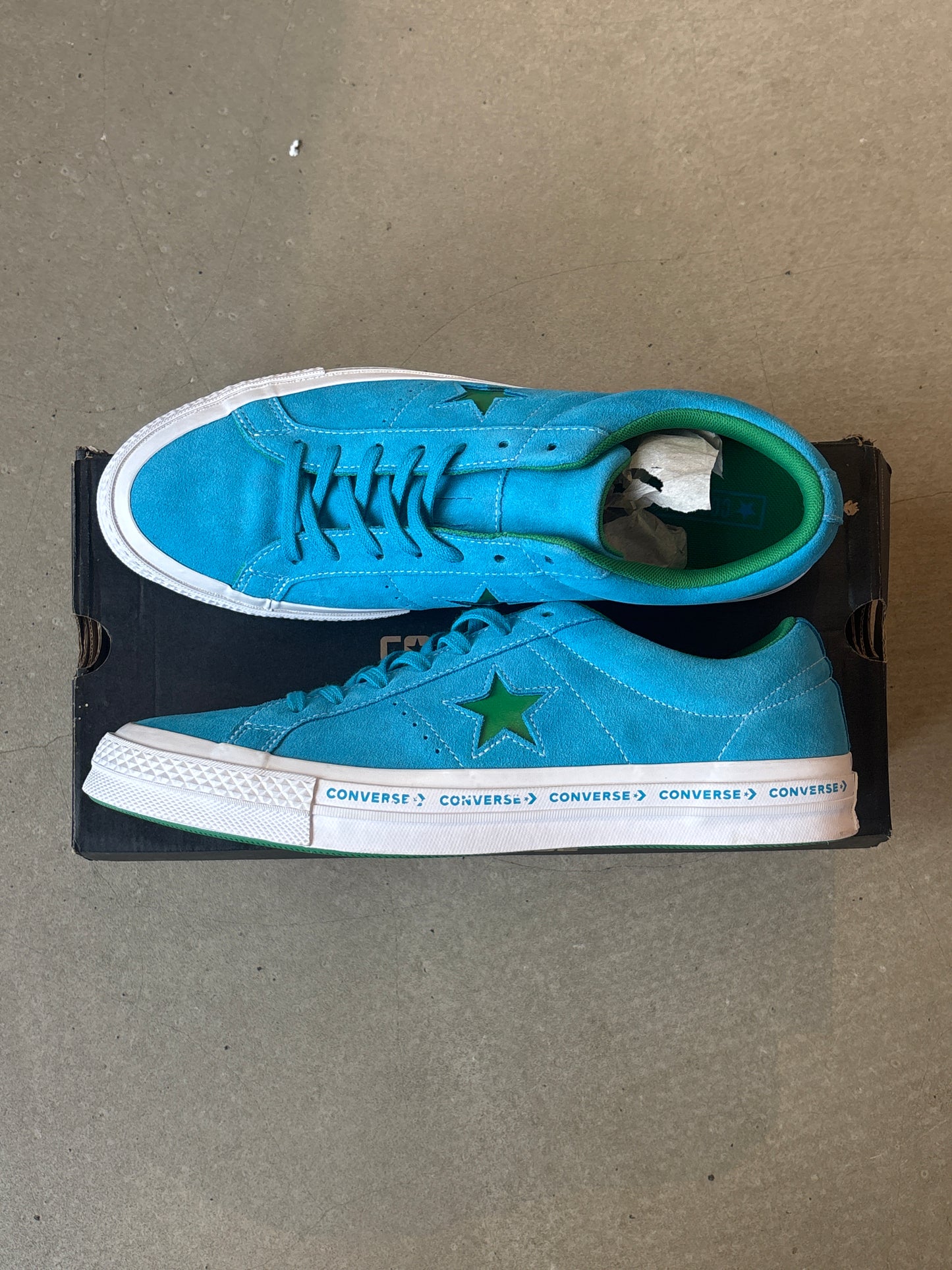 Converse One Star Blue Green EU 46.5