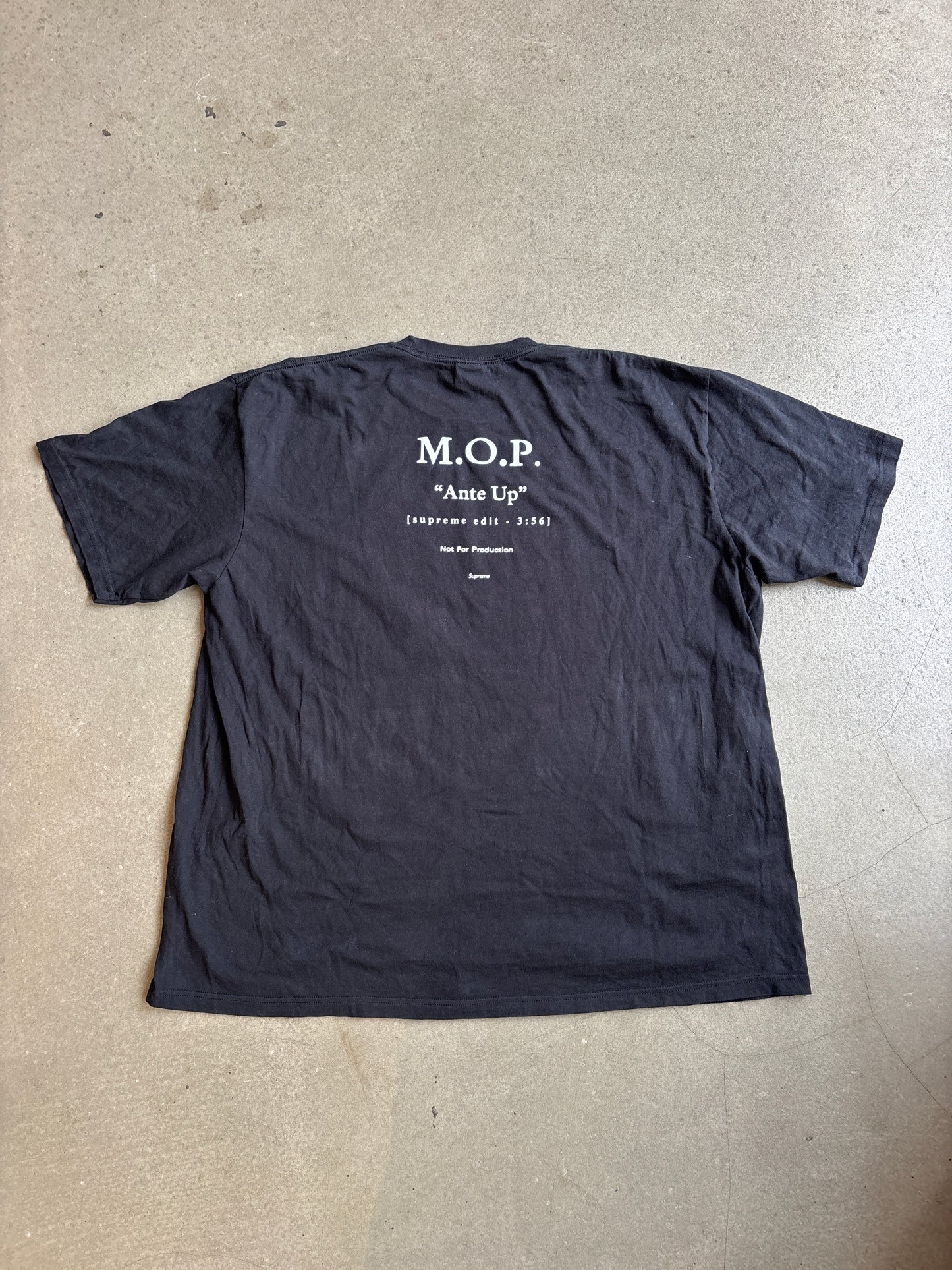 Supreme M.O.P Tee Black XXL