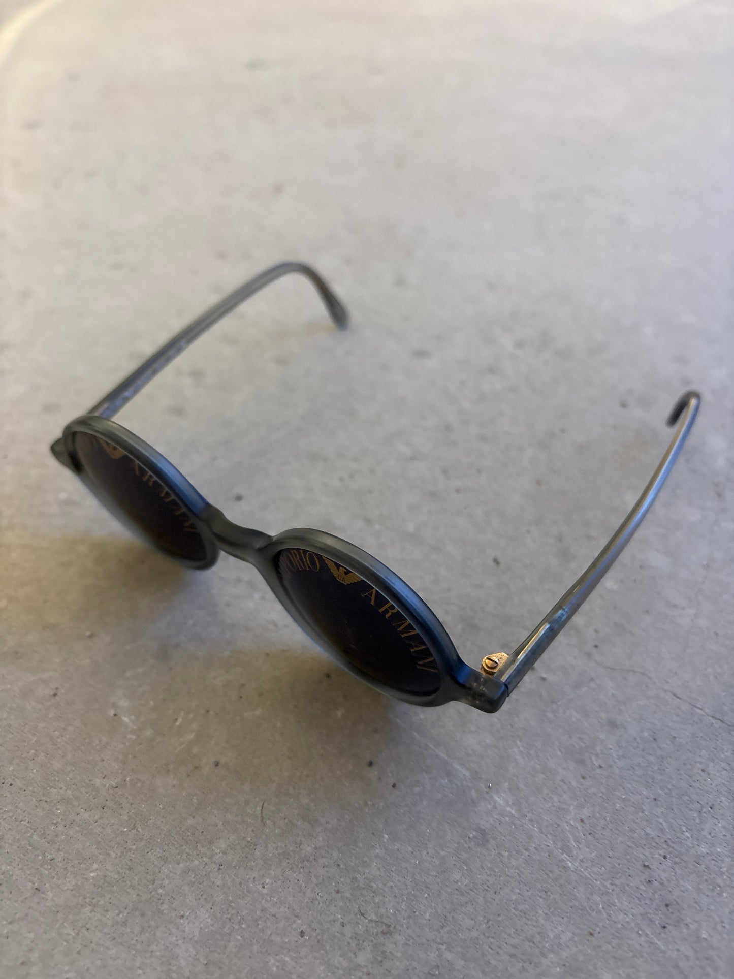 Emporio Armani 523S Round Sunglasses Black