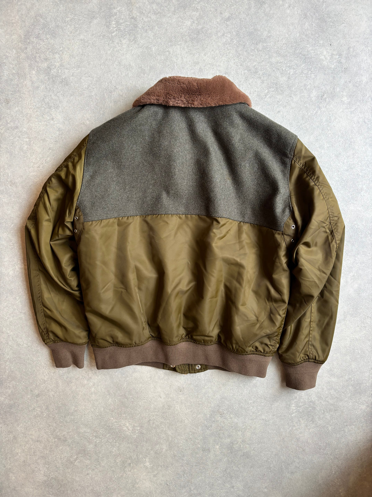 Diesel W-Louis Aviator Bomber Jacket Green XL