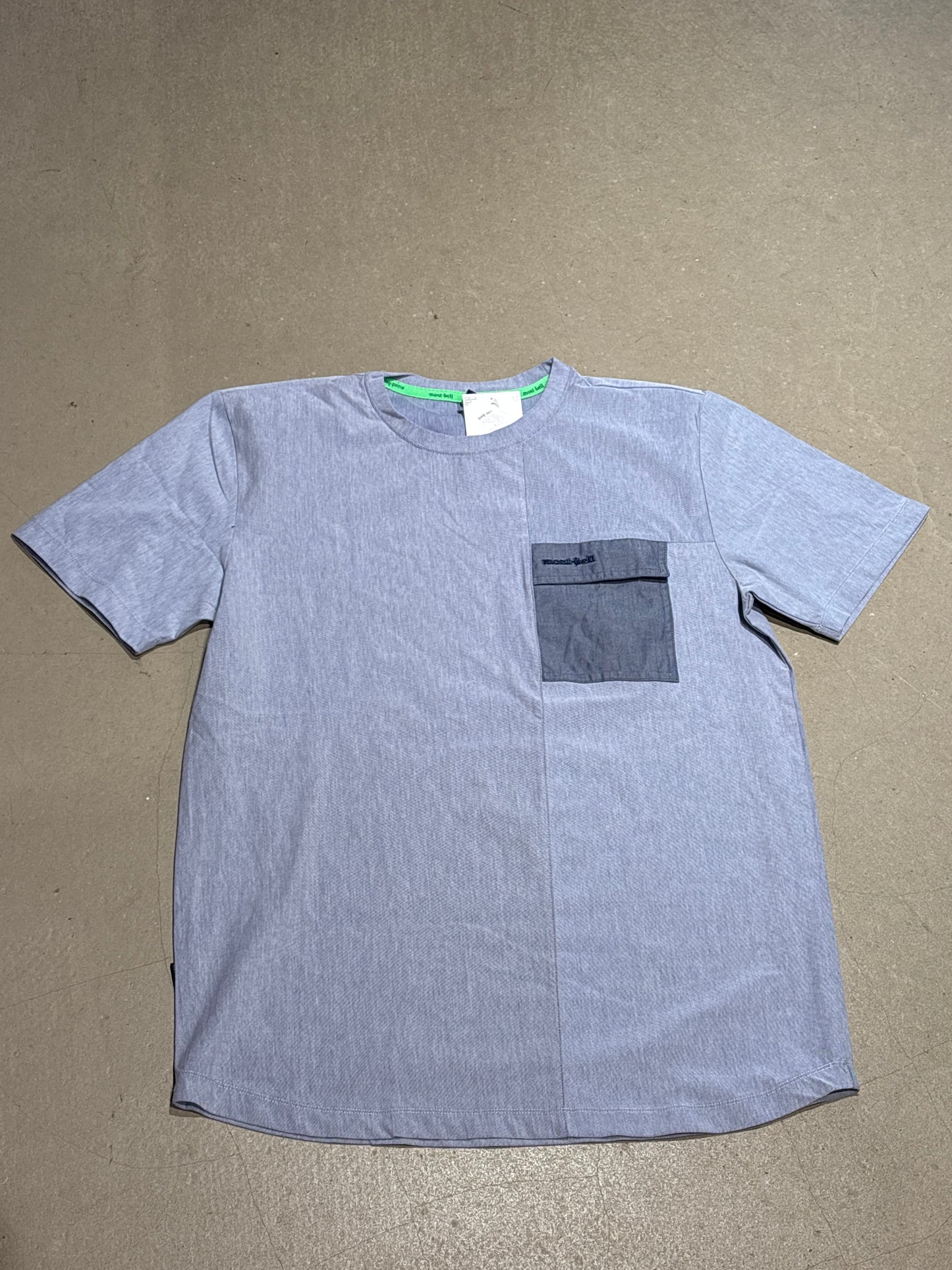 Mont-Bell Chambray Blue Pocket Tee