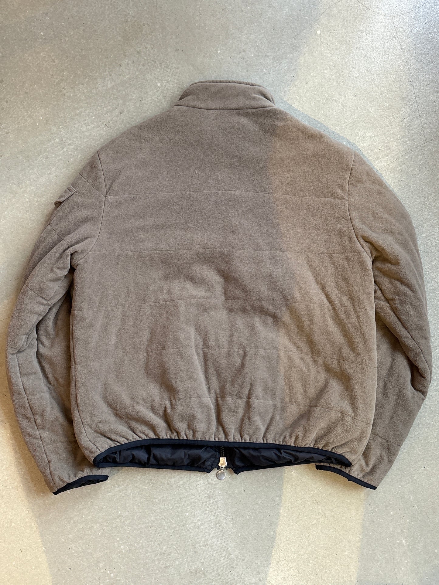 Moncler Fleece Jacket Brown XXL