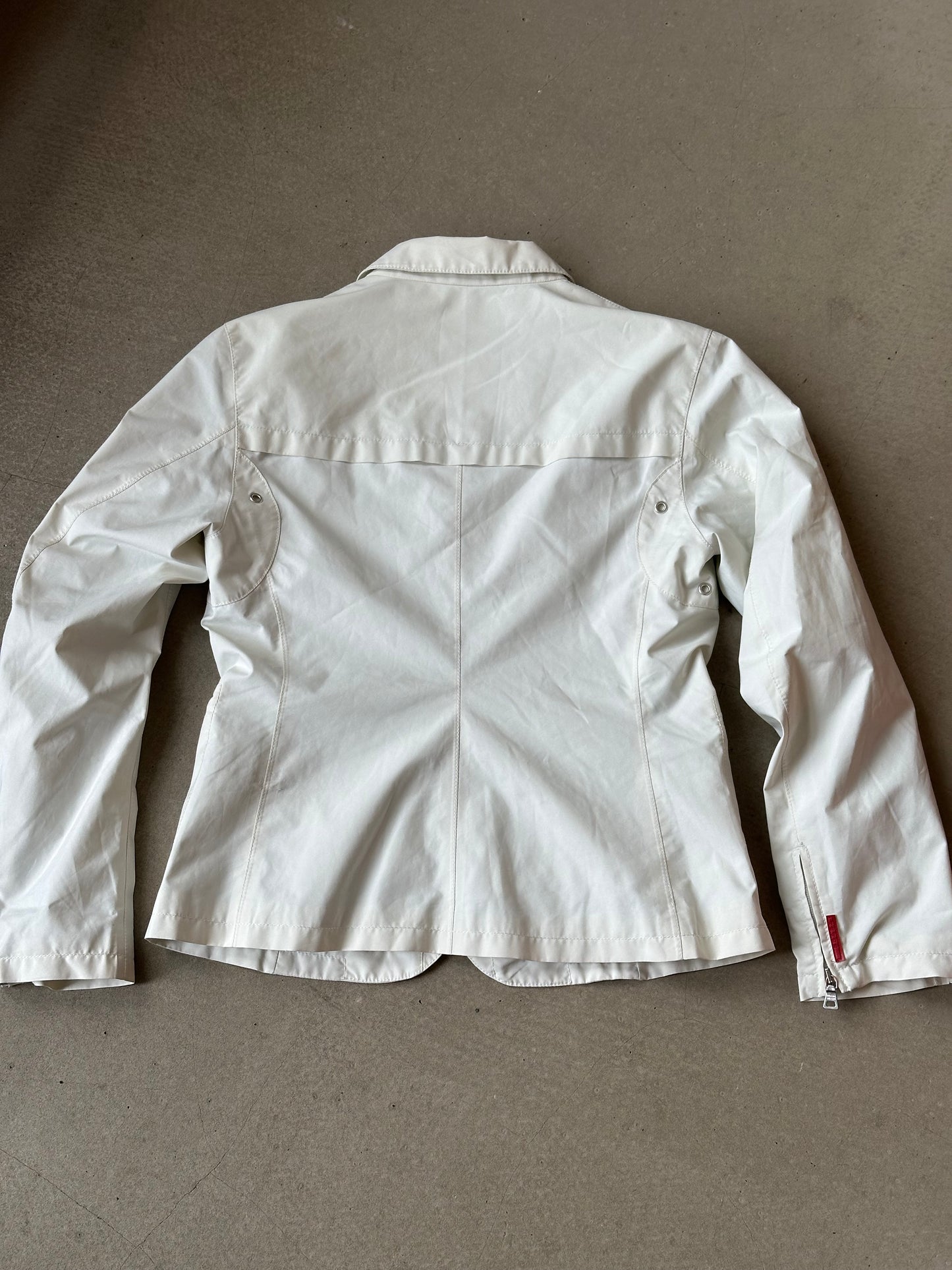 Vintage Prada Blazer Jacket White 46