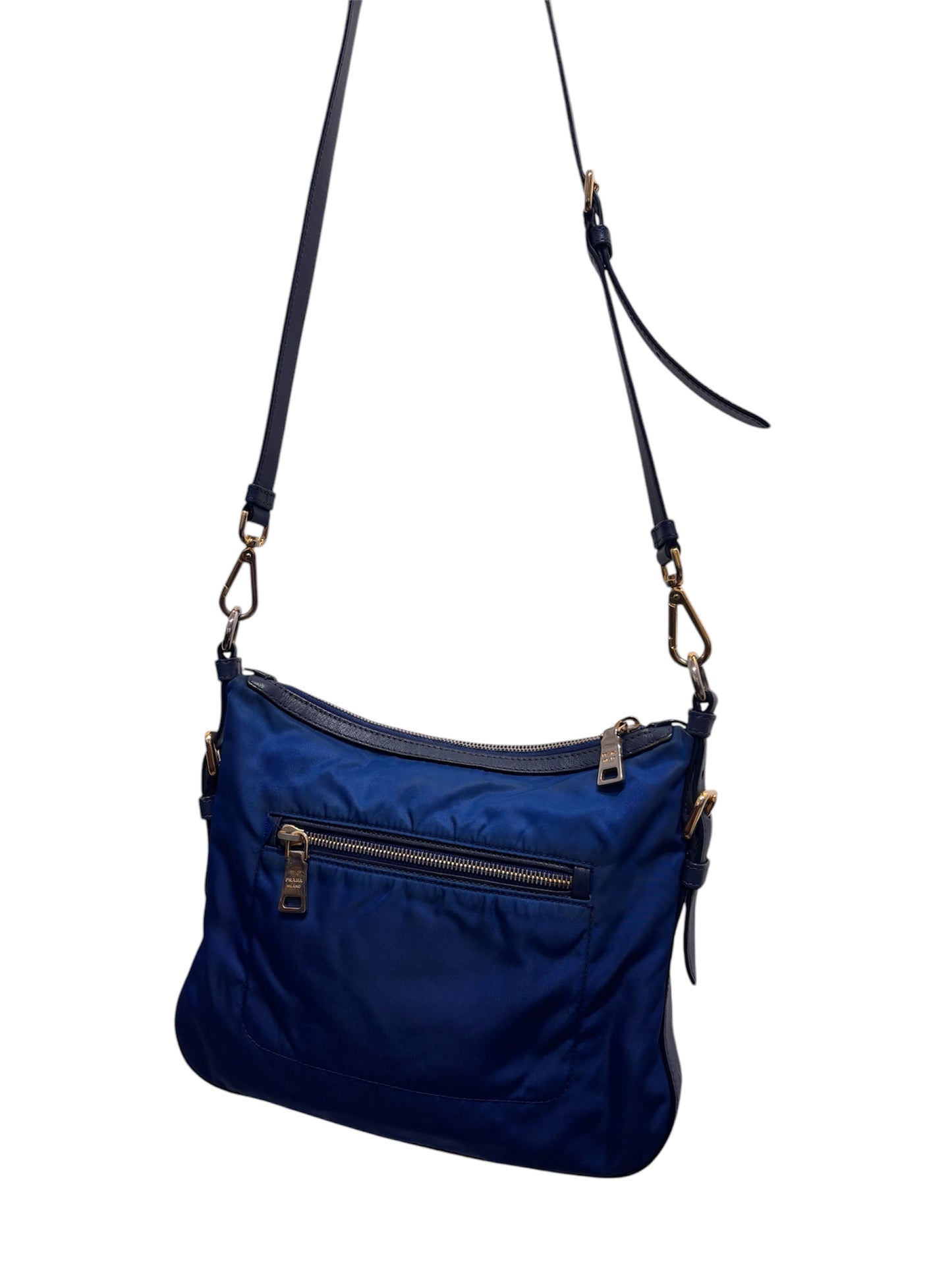 Prada Nylon Blue Shoulder Bag