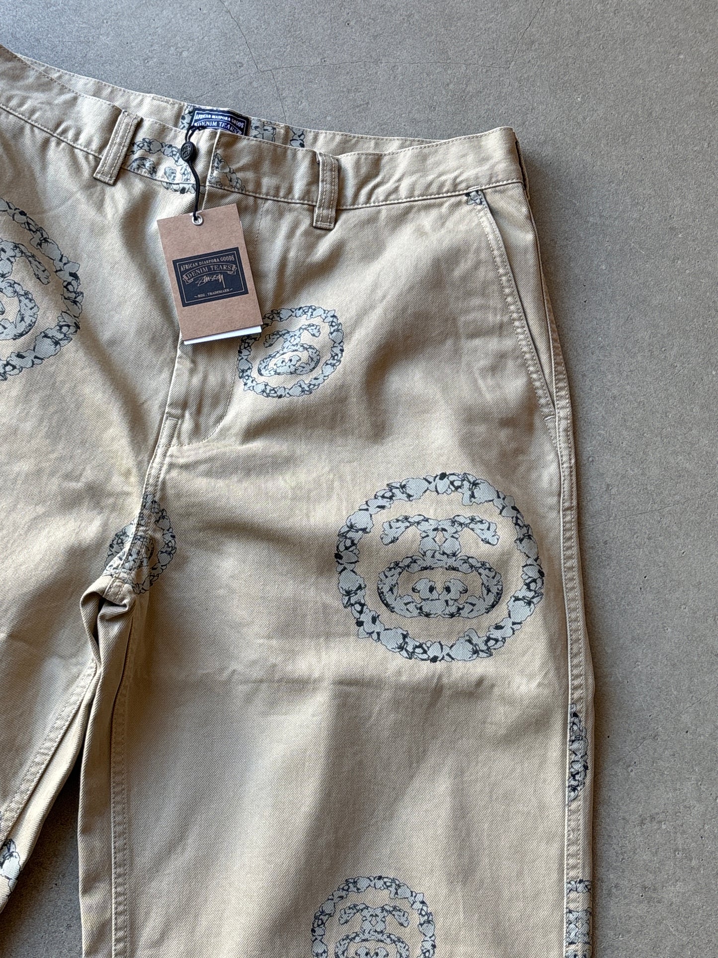 Denim Tears x Stussy Double S Wreath Chino Pant 34