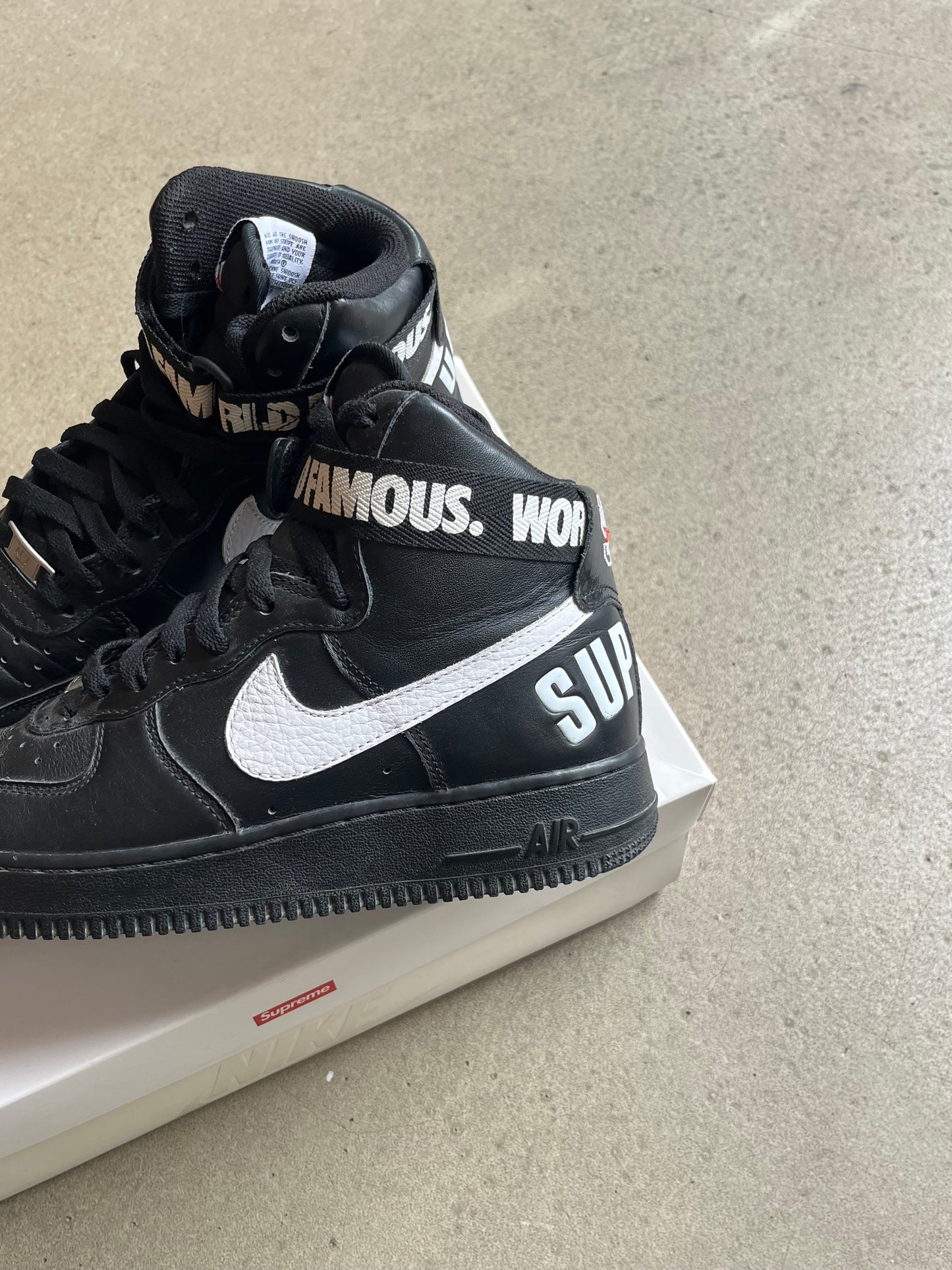 Nike Air force High Supreme Black EU 41