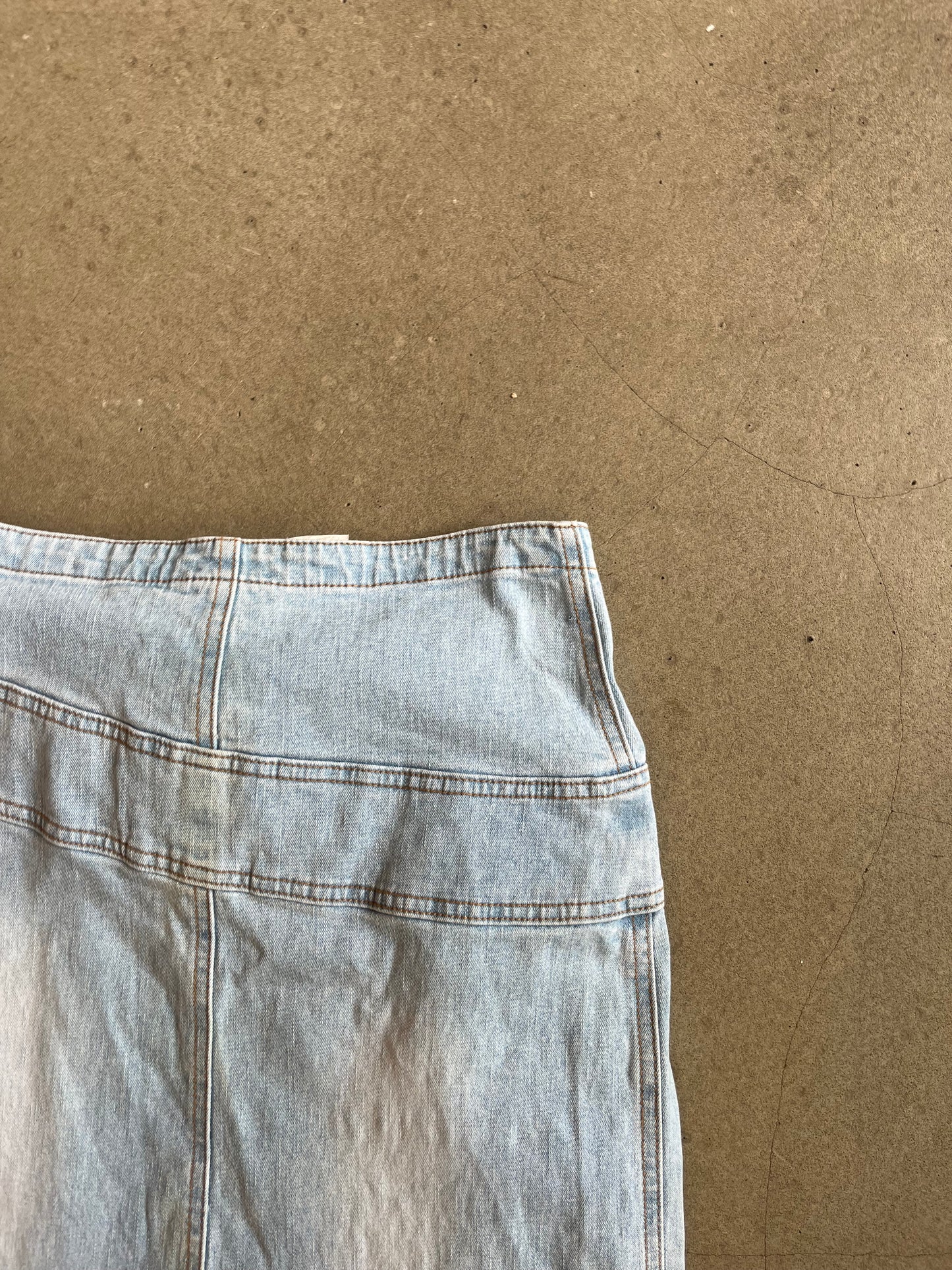 Y.O.U Belt Denim Skirt Size 34