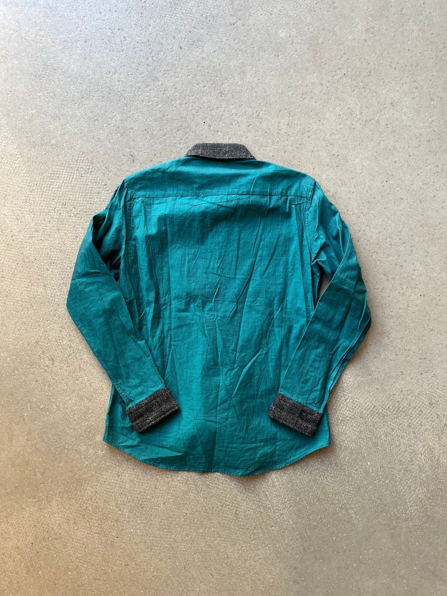 Harris Tweed Japan Shirt Green L