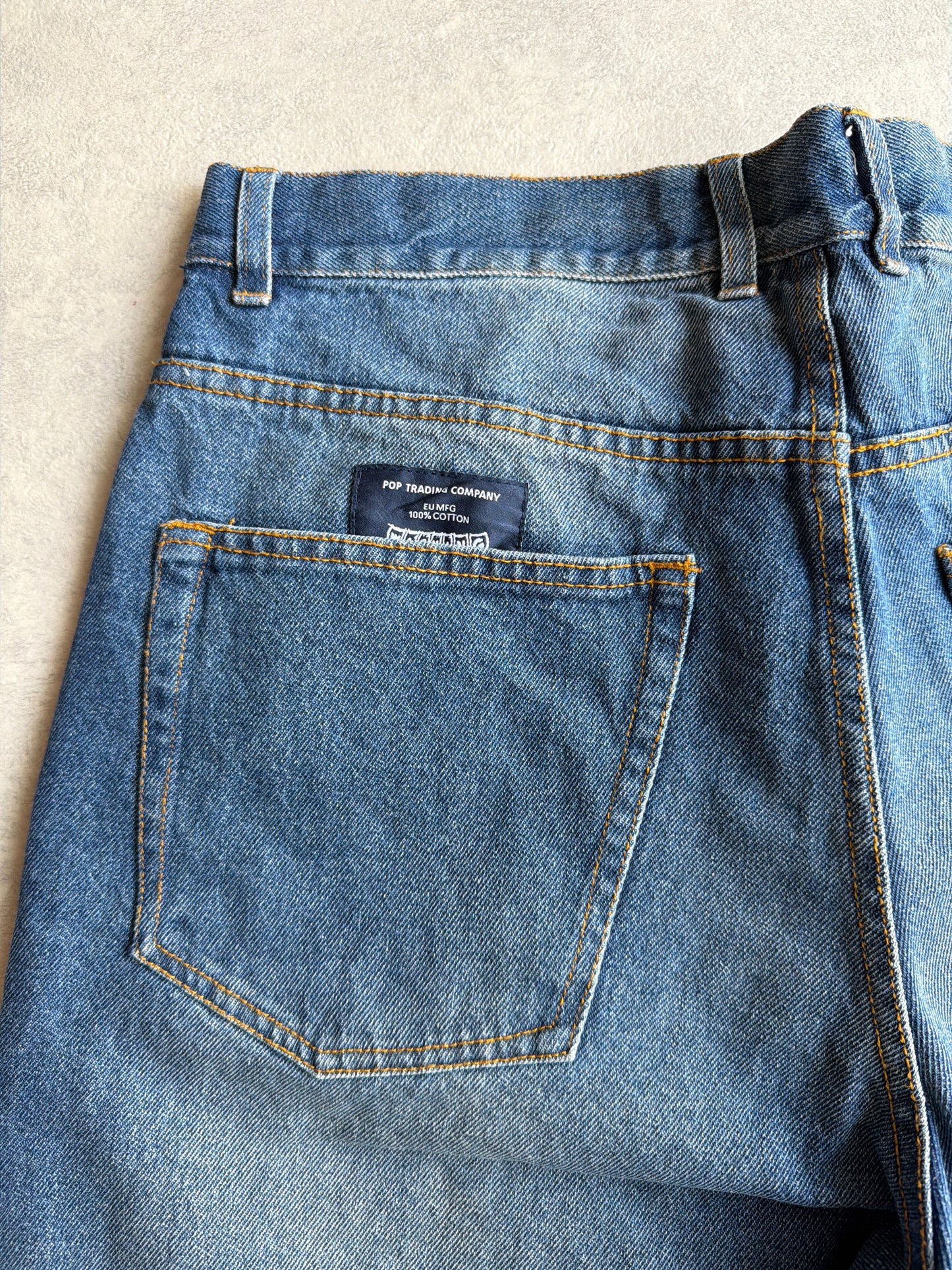Pop Trading Company Jeans 2 Striped W34 L34