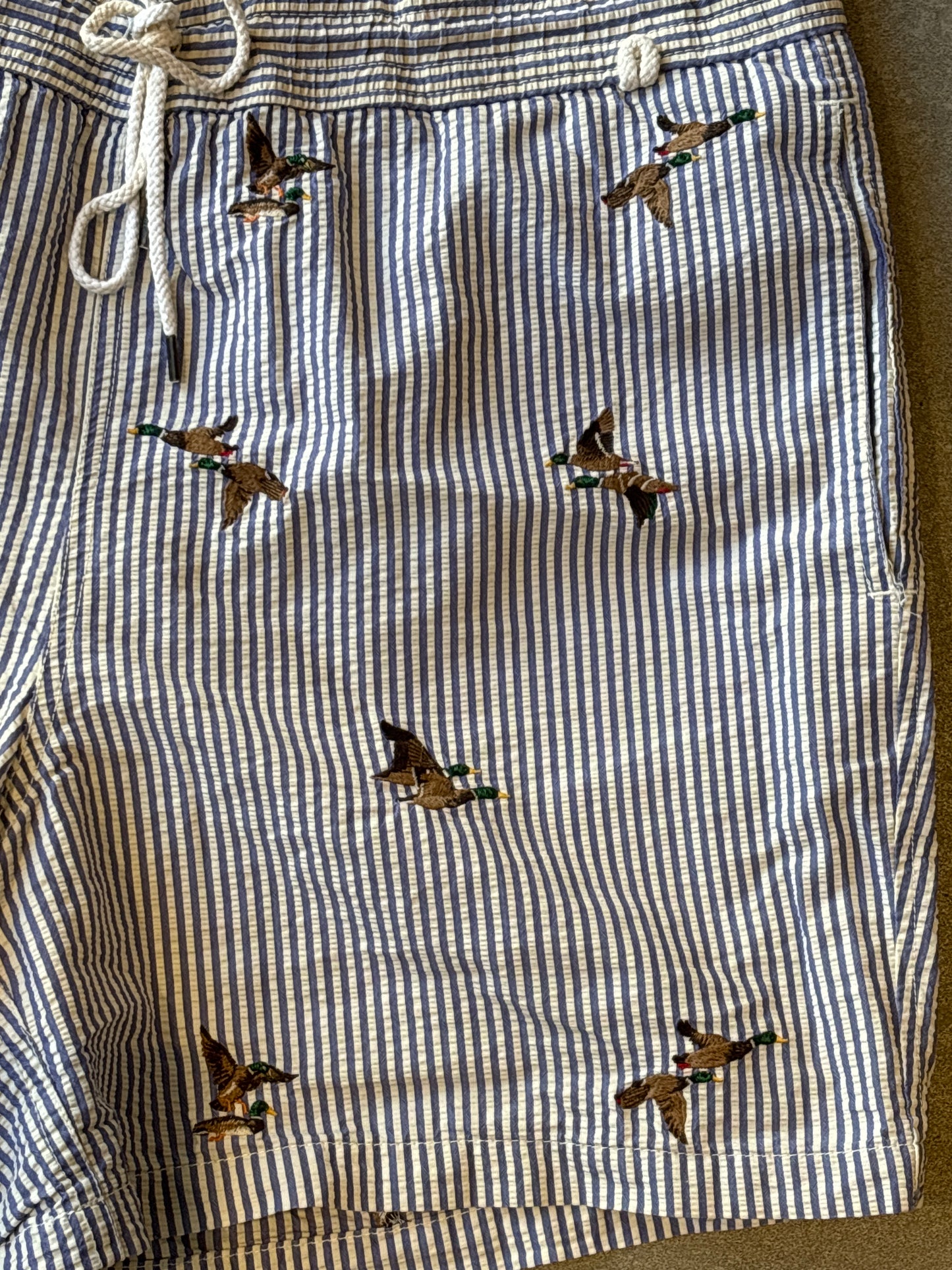 Polo Ralph Lauren Duck Swimming Shorts White M