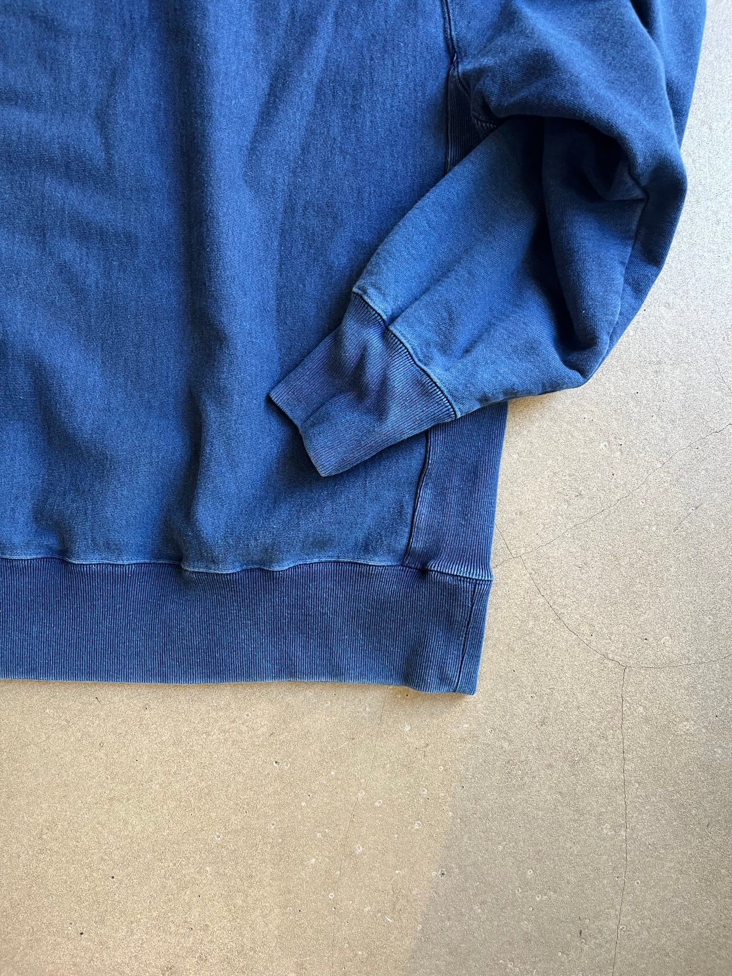 Japanese Pure Indigo Blue Blue Hoodie XL