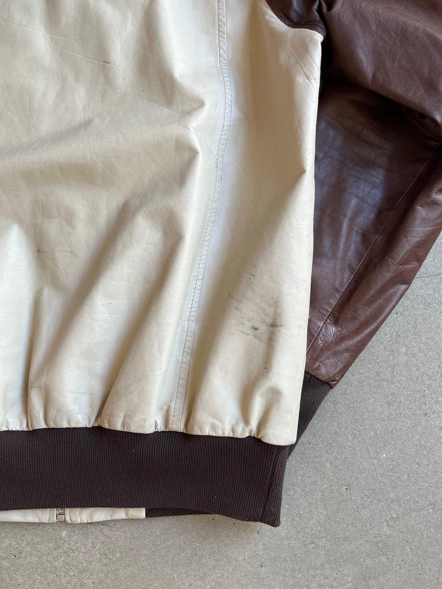 Junya Watanabe Comme Des Garcon Leather Bomber L