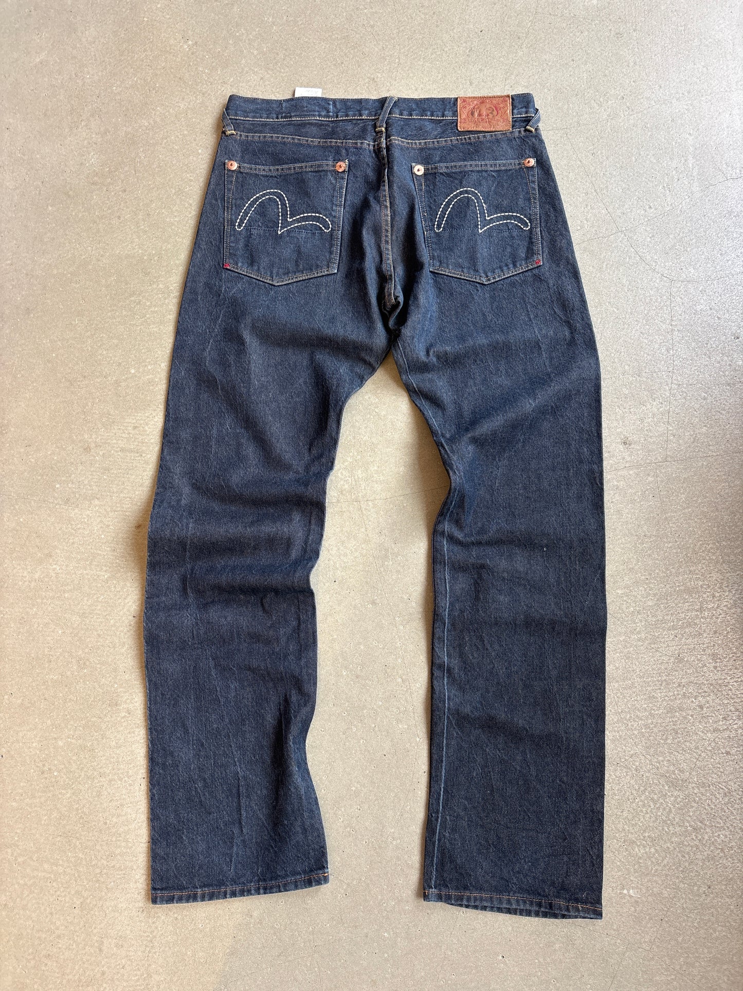 Evisu Raw Denim Jeans No 3 36x34
