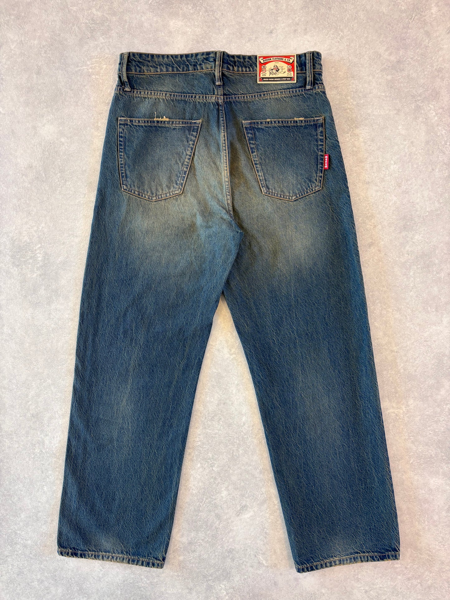 Mokum Clothing 1016LR Original Baggy Jeans - Green