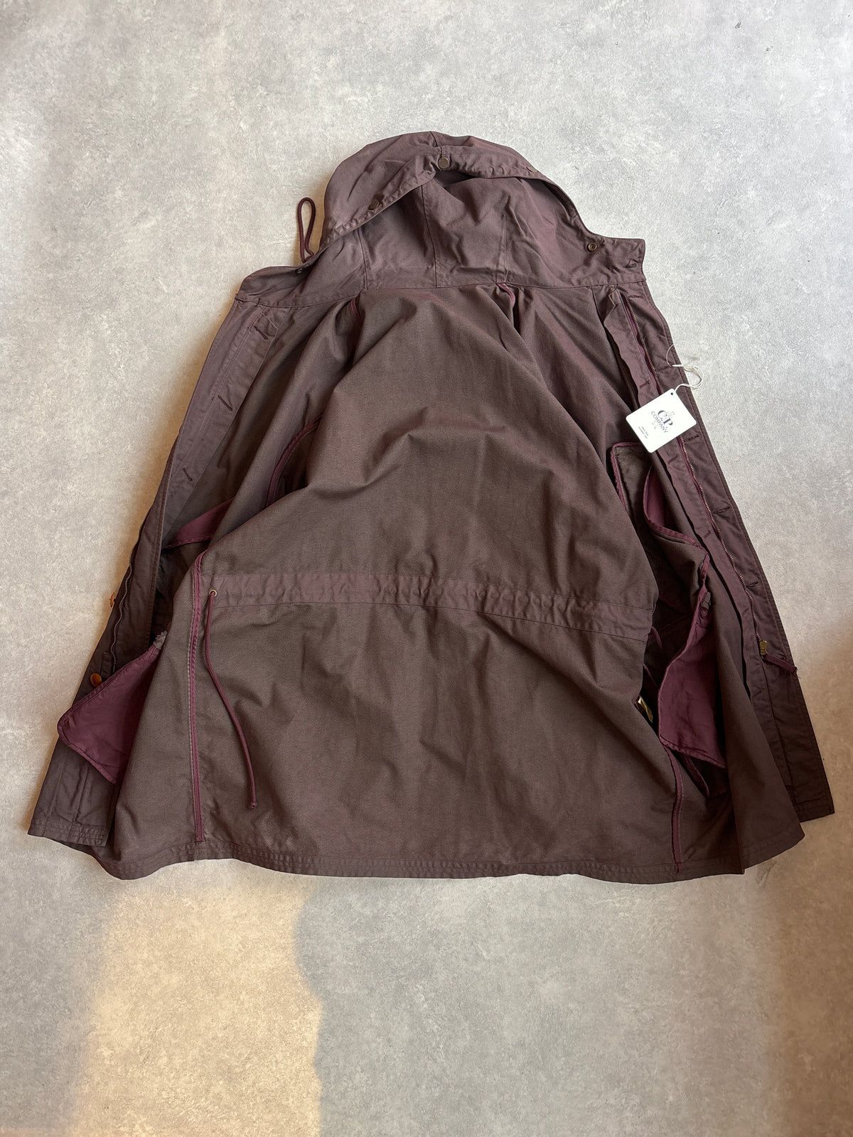 Vintage CP Company Parka Red Brown Iridescent 54/XL