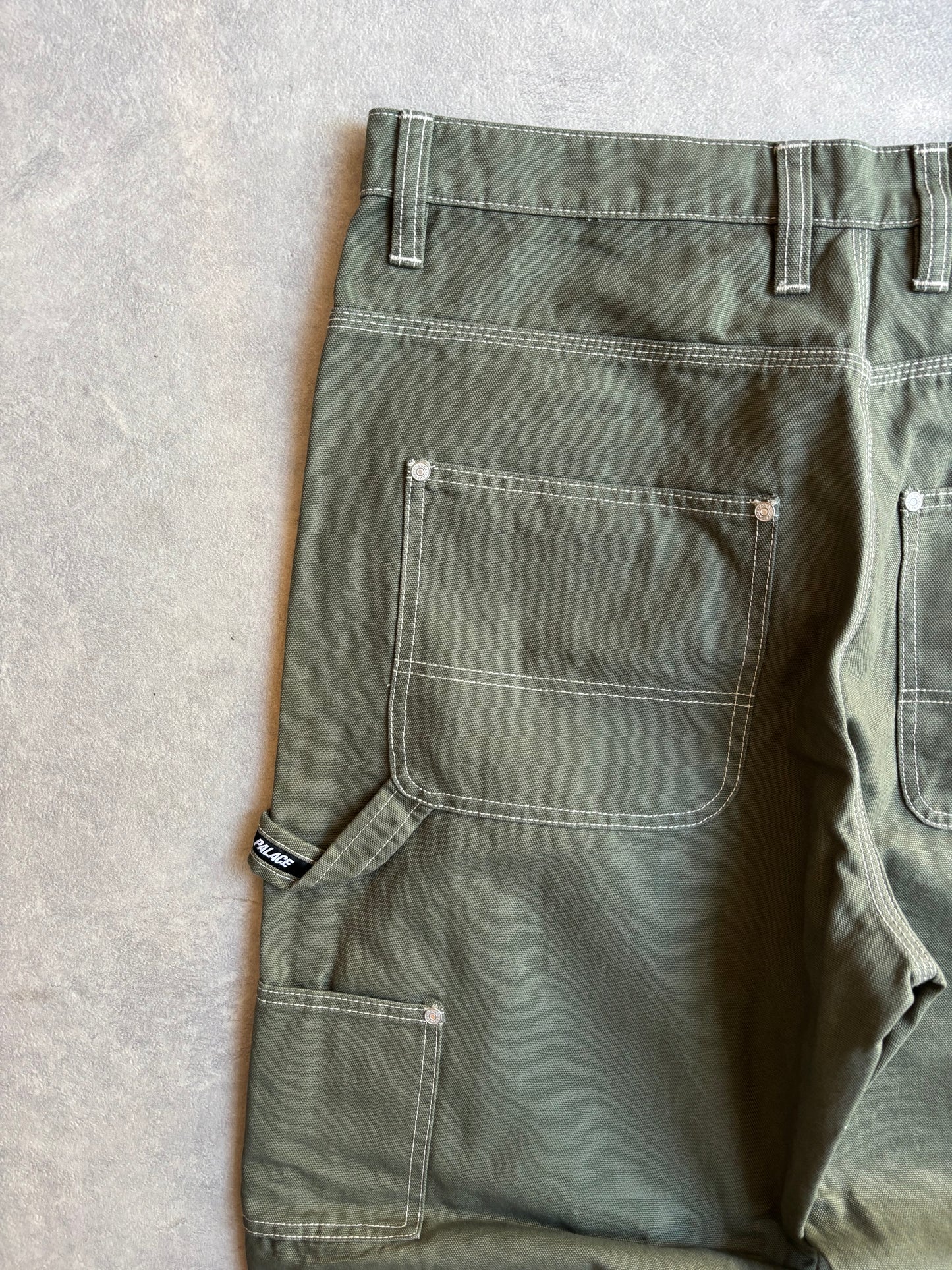 Palace 10 Oz Double Knee Pant The Deep Green 34