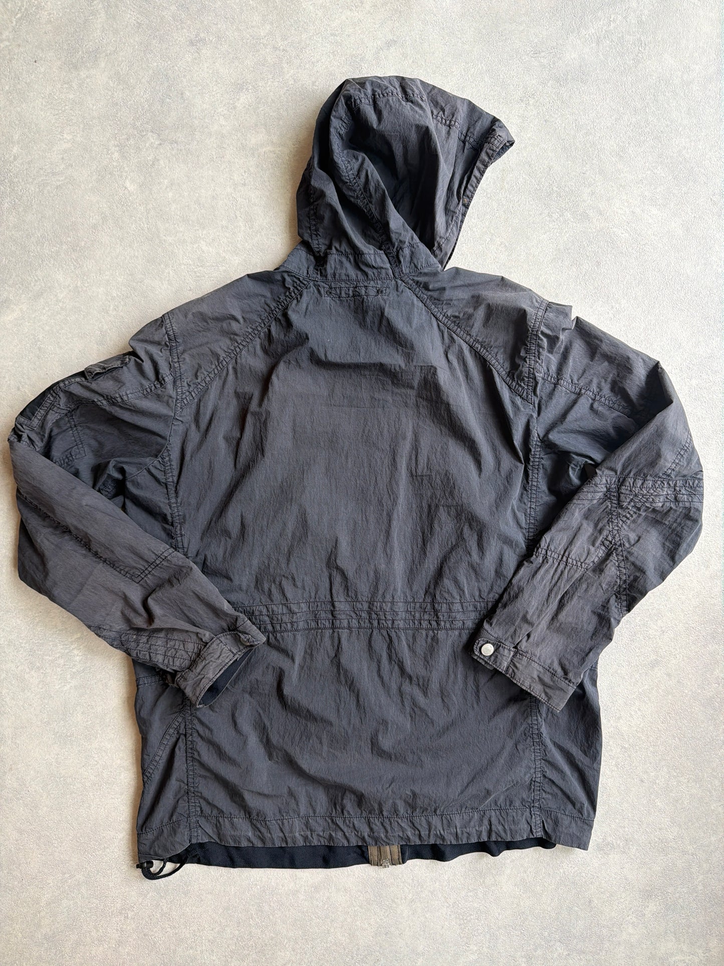Stone Island Denims Hooded Jacket Navy L