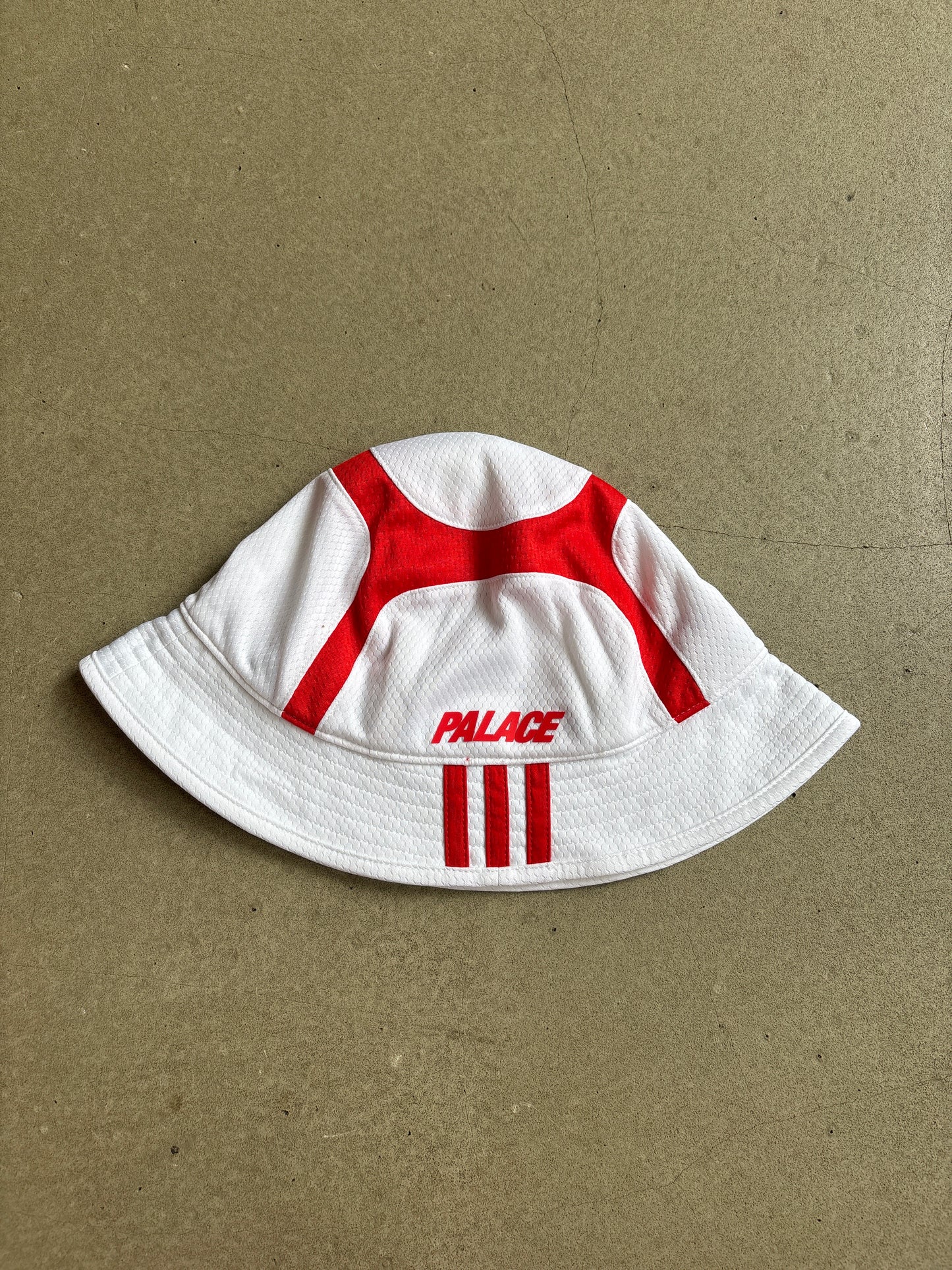 Palace Y-3 Bucket Hat White/Red