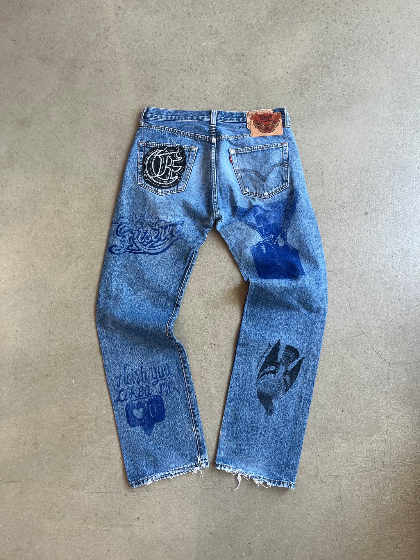 Atelier Reservé Reworked Denim Jeans W32