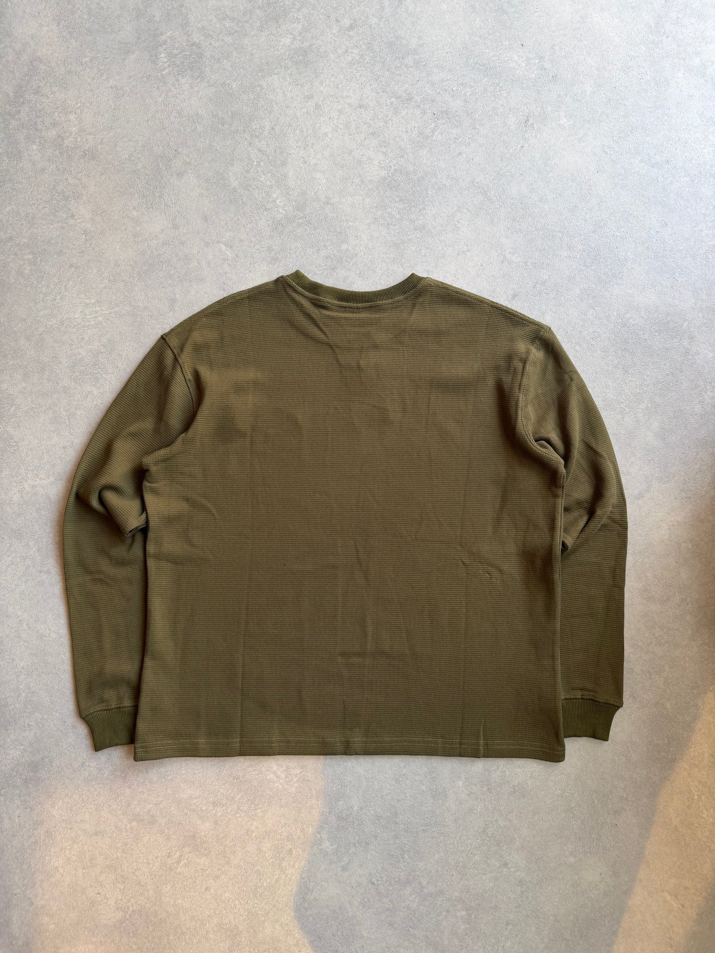 Basic Mokum Waffle Longsleeve Olive